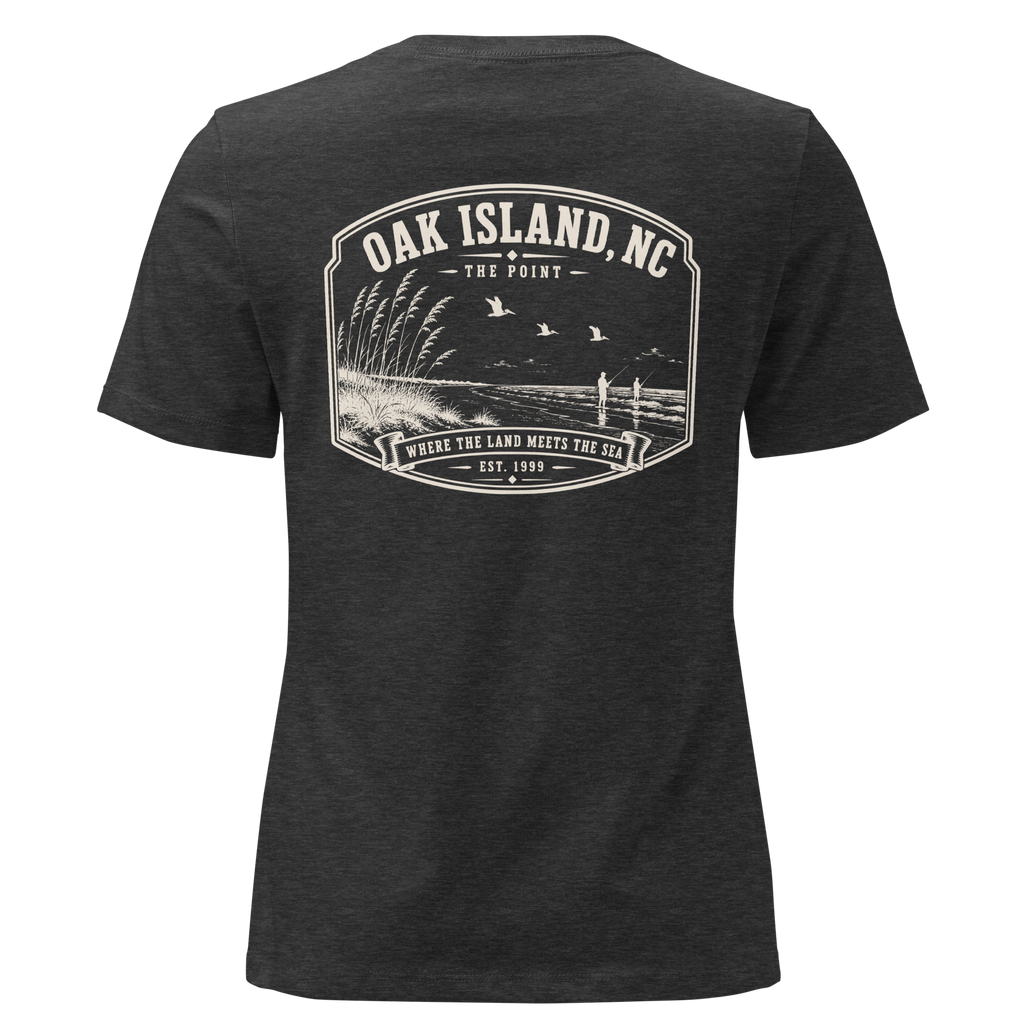 Oak Island, NC - The Point - Women's Relaxed T-Shirt
