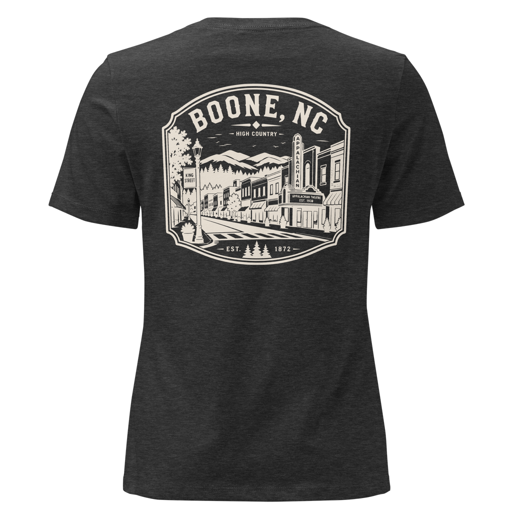 Boone NC - Downtown - Women's Relaxed T-Shirt