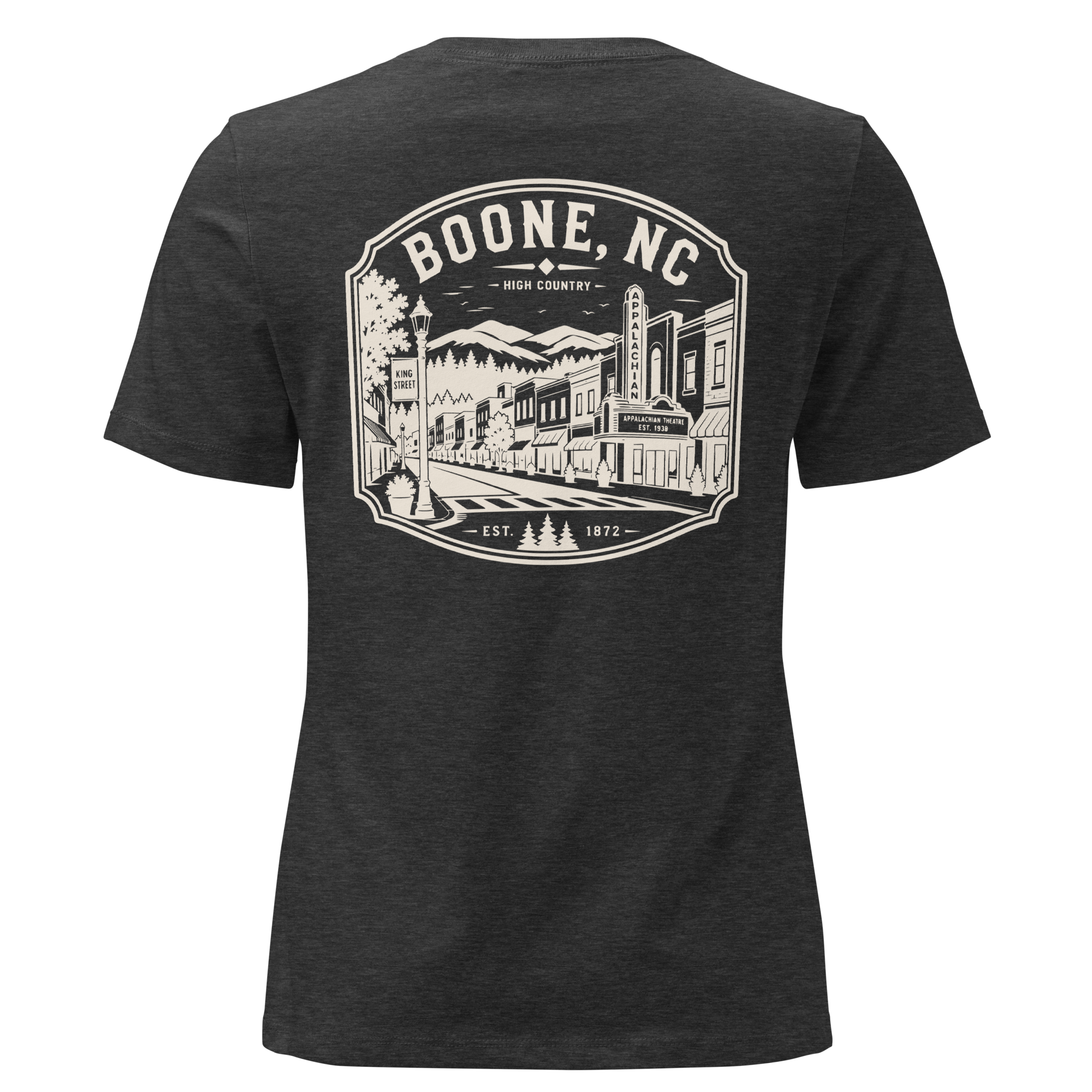 Boone NC - Downtown - Women's Relaxed T-Shirt