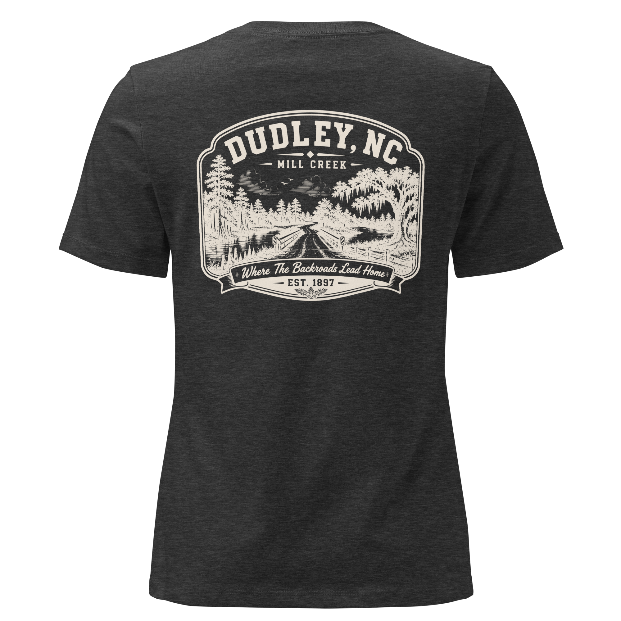 Dudley, NC - Mill Creek- Women's Relaxed T-Shirt