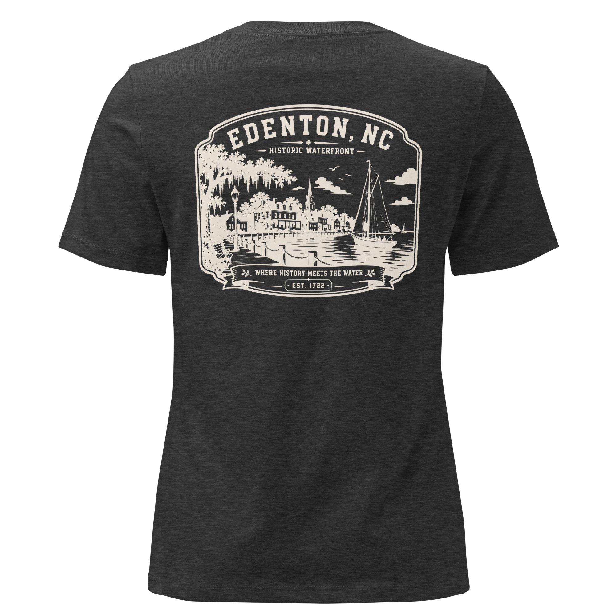Edenton, NC - Historic Waterfront - Women's Relaxed T-Shirt