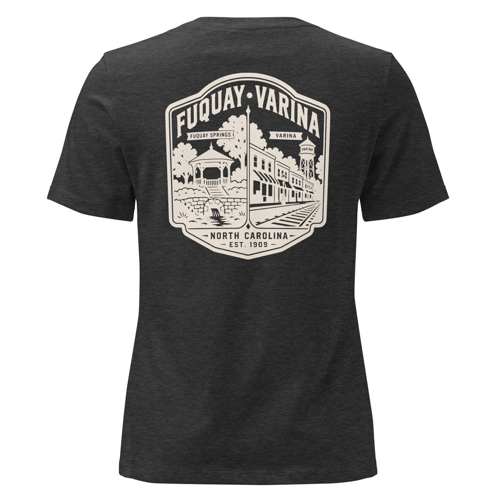 Fuquay Varina NC - Two Towns- Women's Relaxed T-Shirt