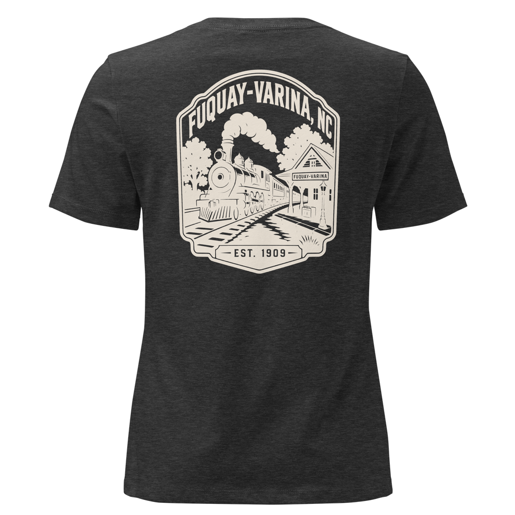 Fuquay Varina NC - Railroad Town- Women's Relaxed T-Shirt