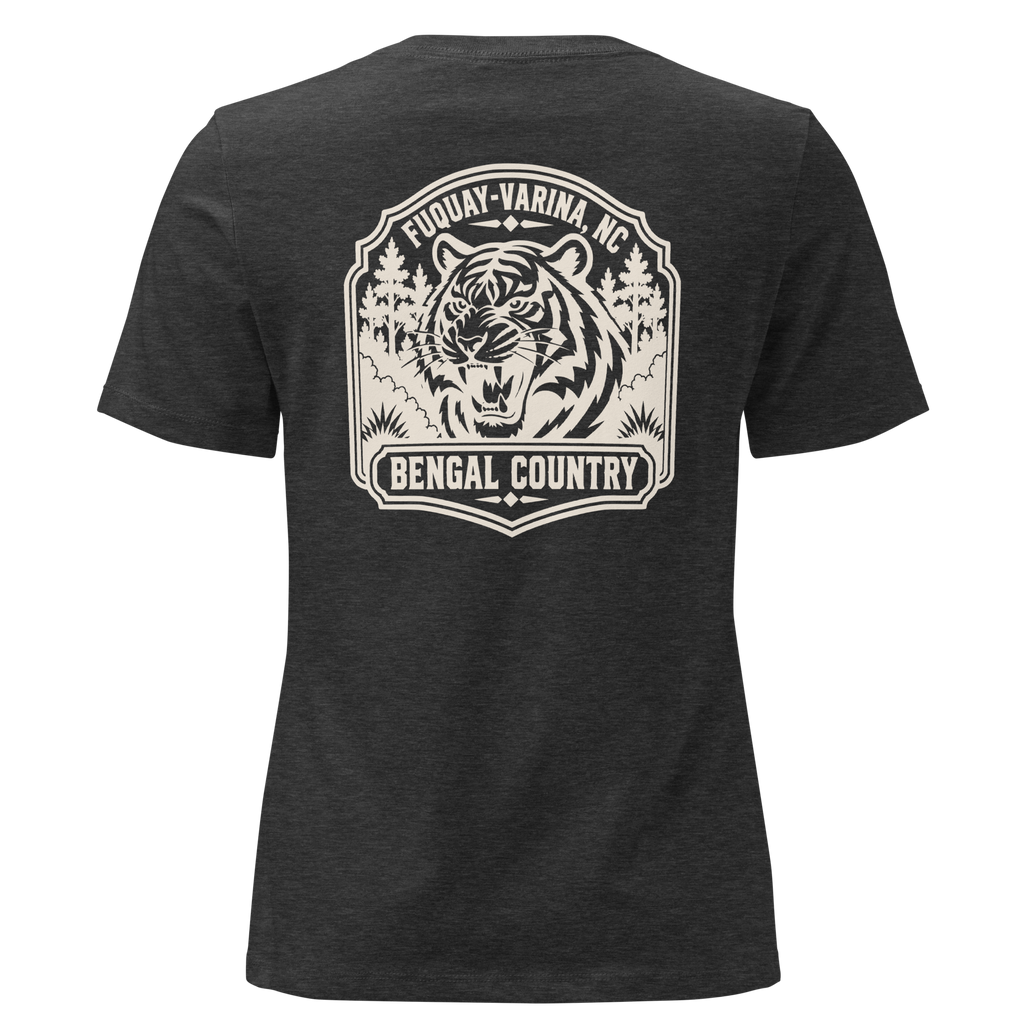 Fuquay Varina NC - Bengal Country- Women's Relaxed T-Shirt