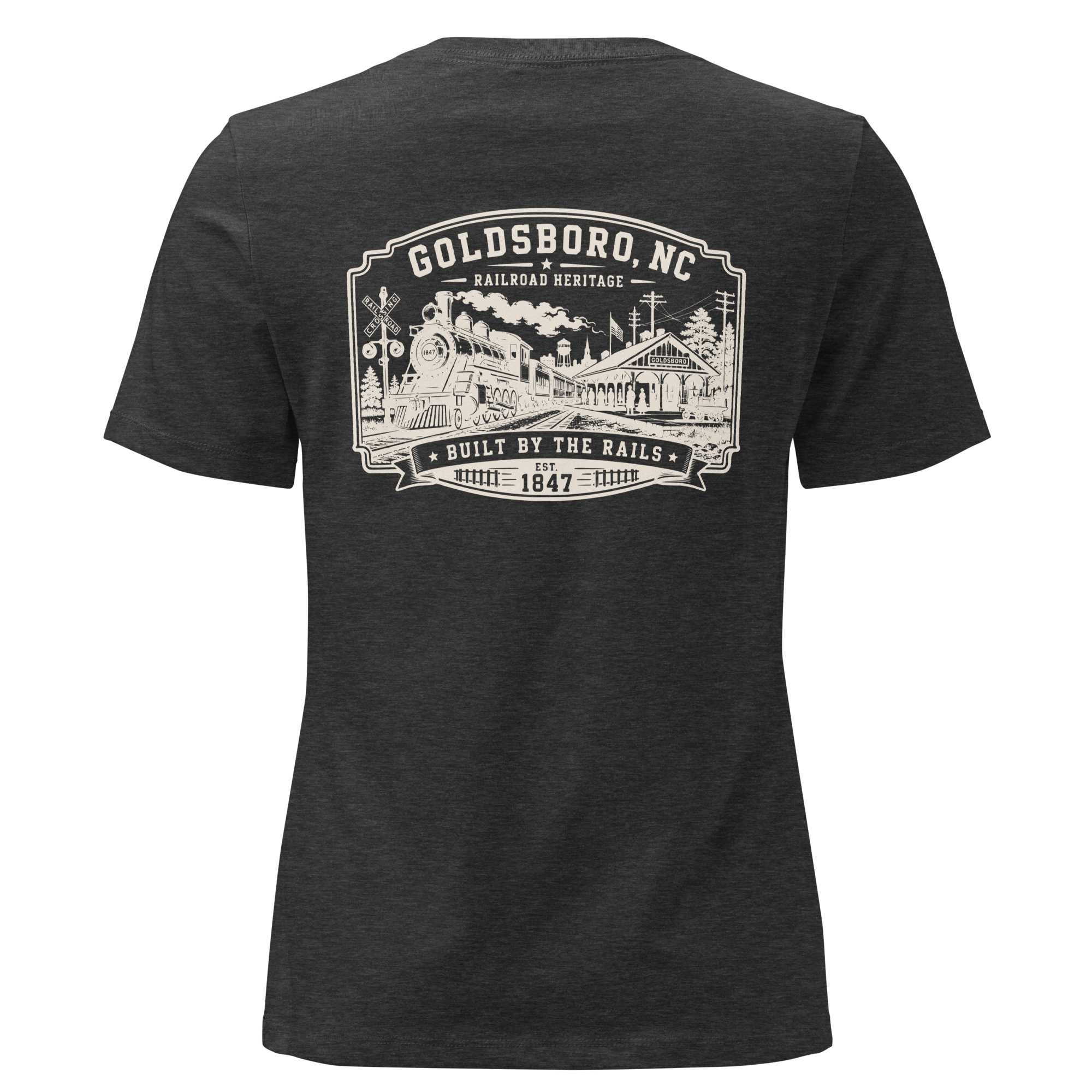 Goldsboro, NC - Built on Rails - Women's Relaxed T-Shirt