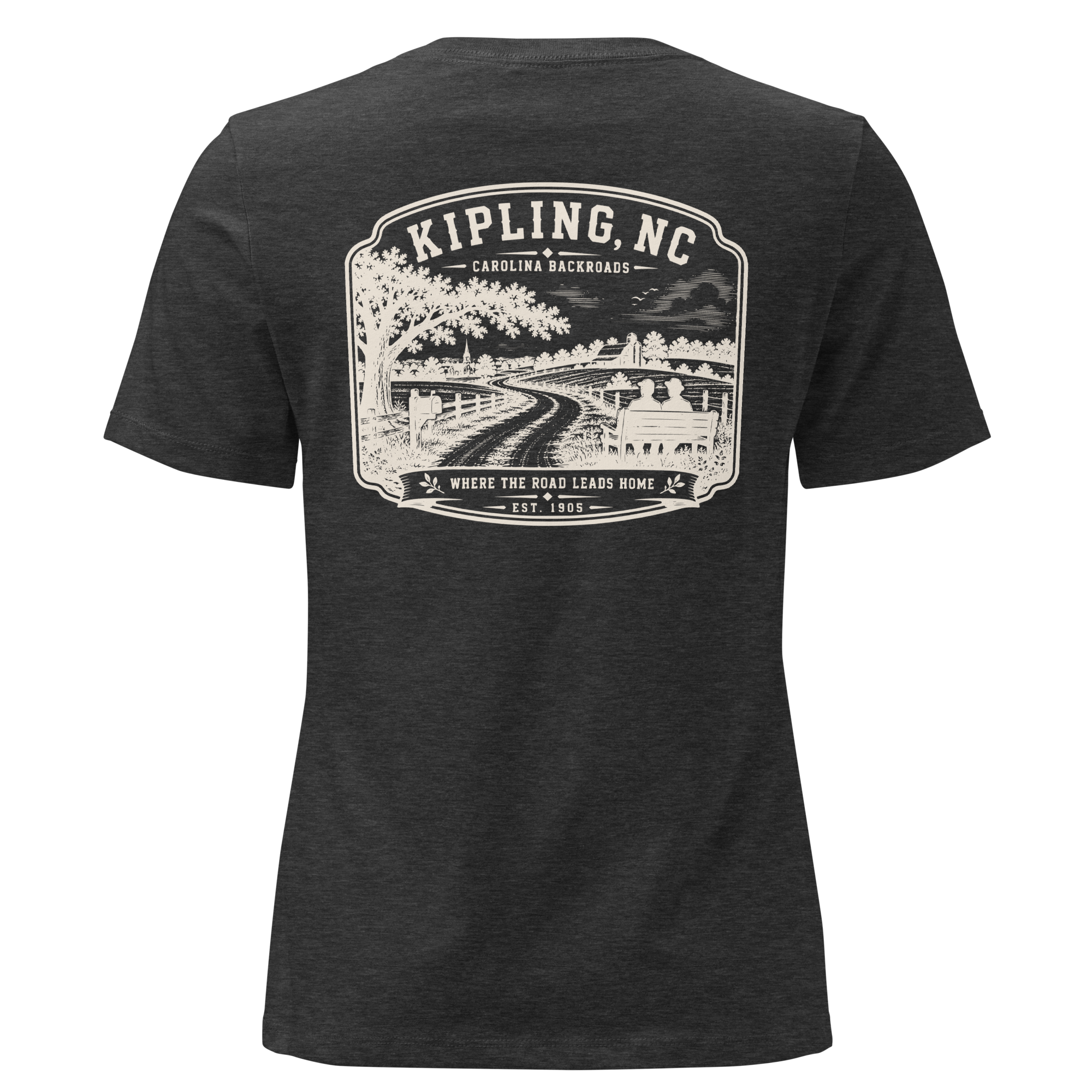 Kipling, NC - The Backroads - Women's Relaxed T-Shirt