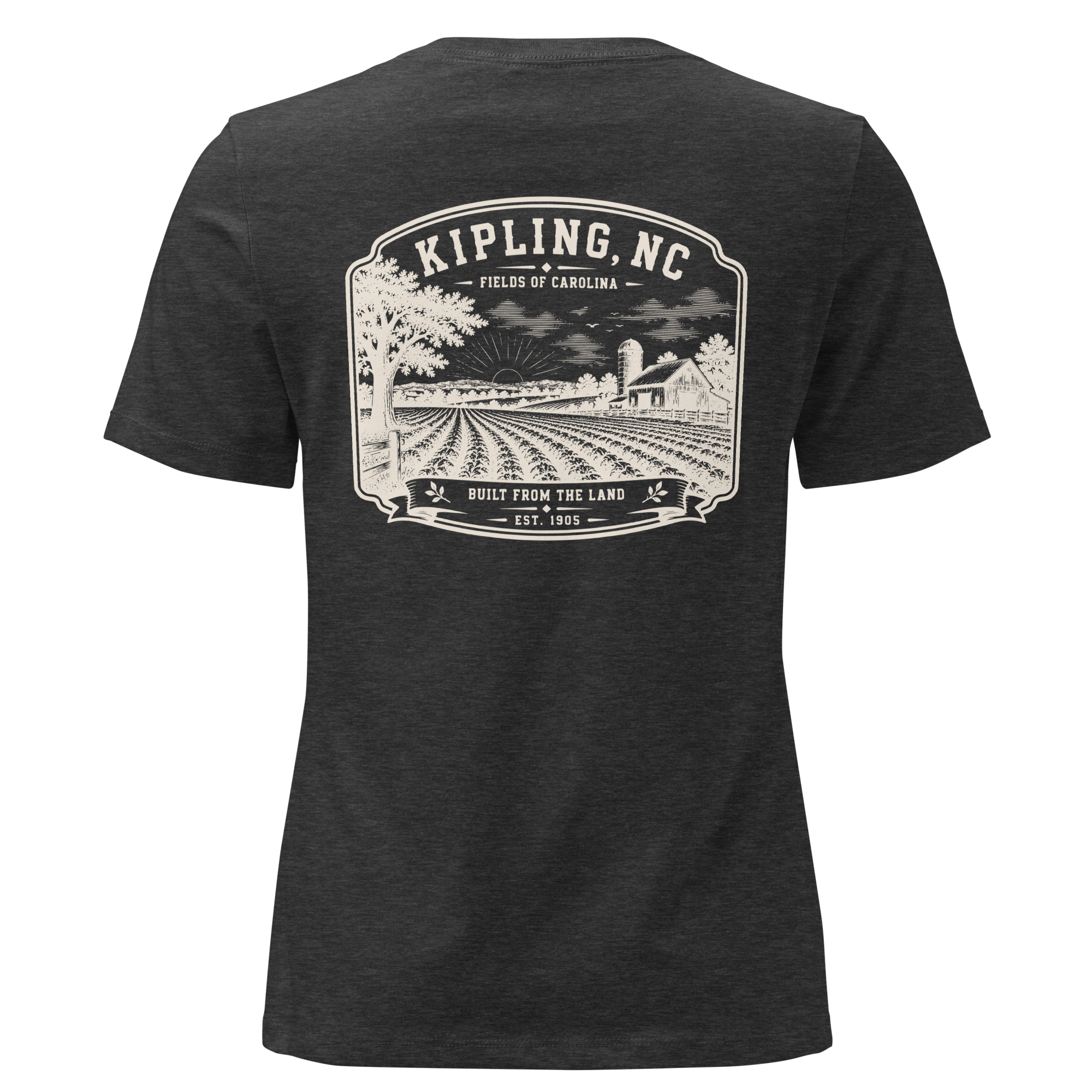 Kipling, NC - Fields of Carolina - Women's Relaxed T-Shirt