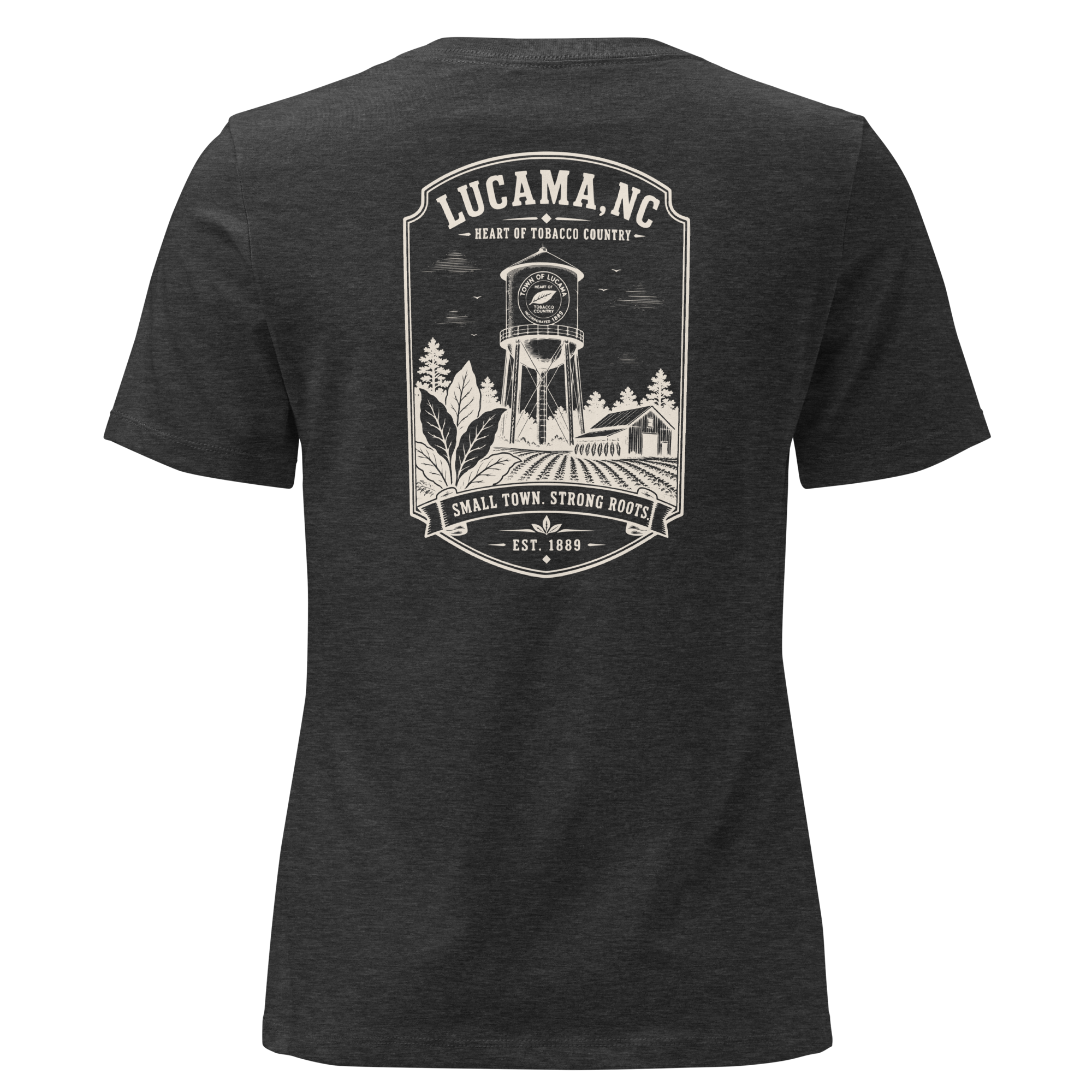 Lucama, NC - Small Town, Strong Roots - Women's Relaxed T-Shirt