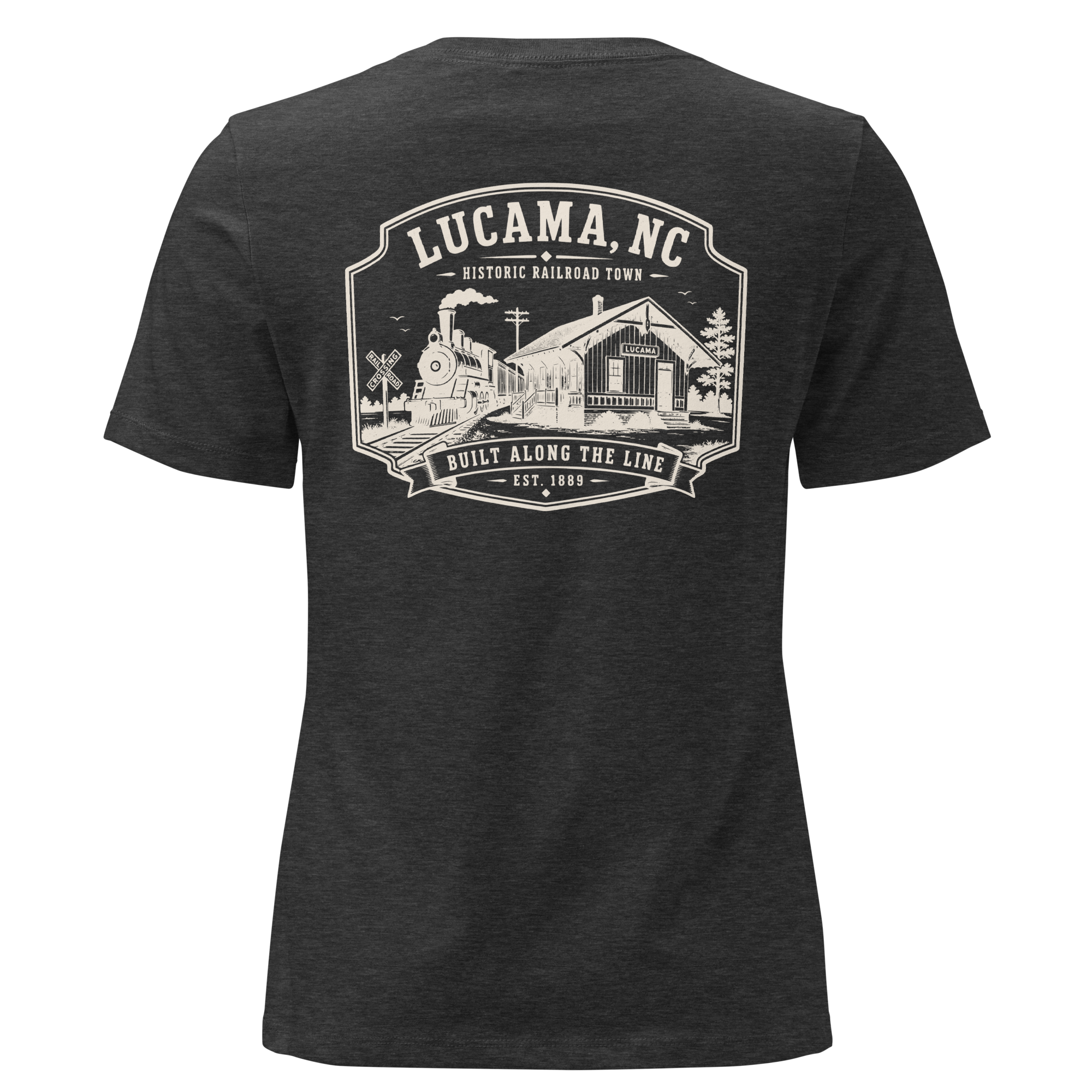 Lucama, NC - Built Along the Line - Women's Relaxed T-Shirt