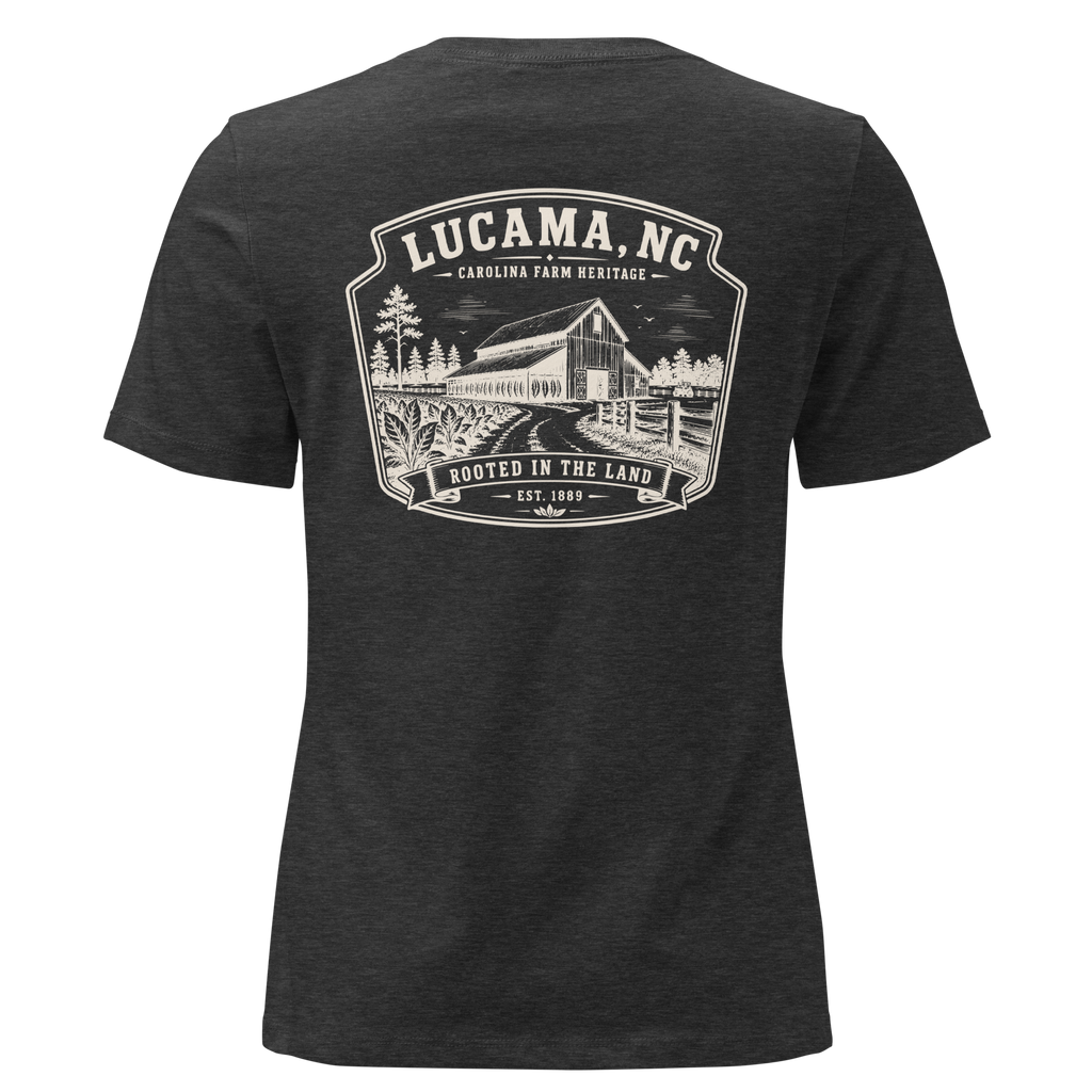 Lucama, NC - Rooted in the Land - Women's Relaxed T-Shirt