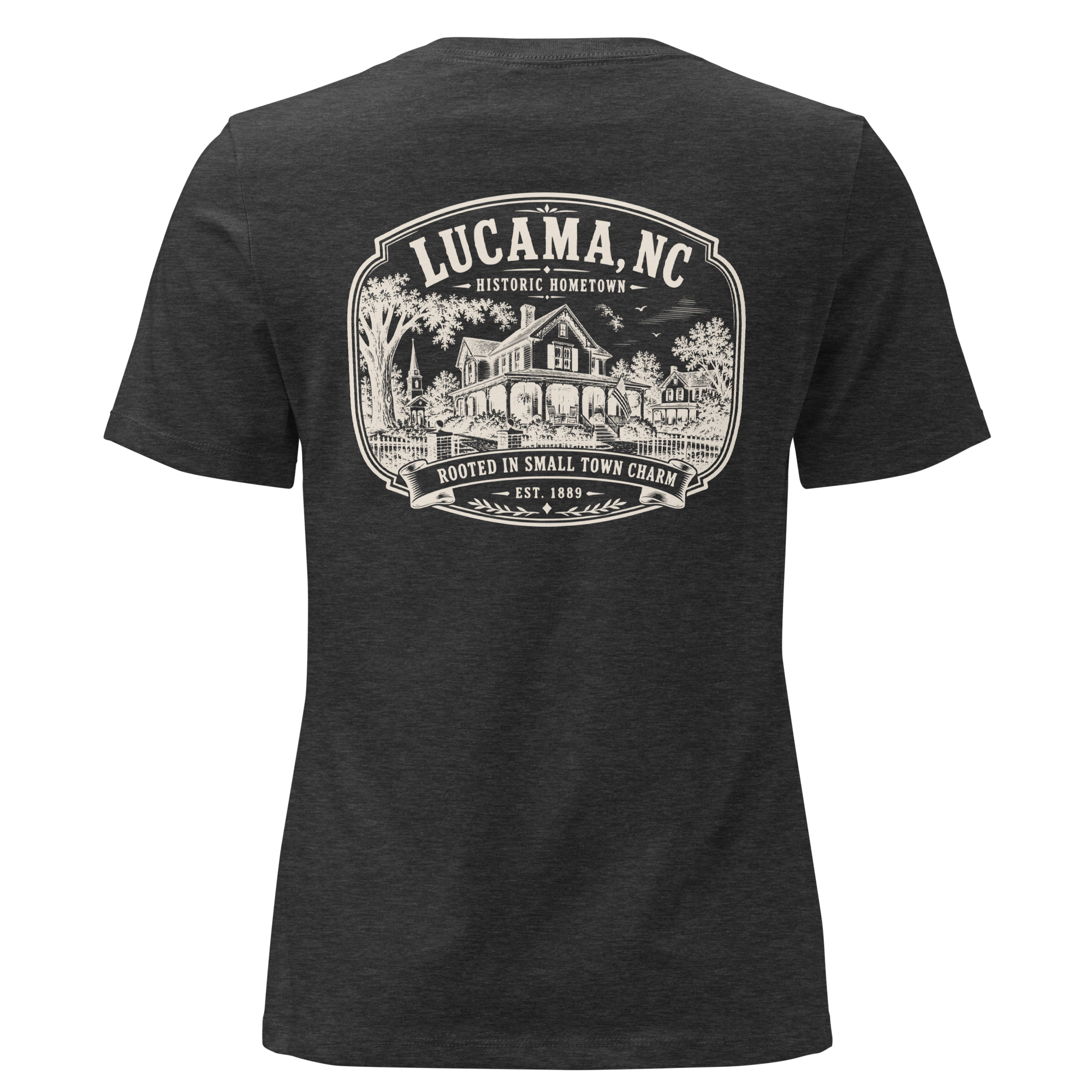 Lucama, NC - Small Town Charm - Women's Relaxed T-Shirt