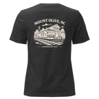 Mount Olive NC - Train Depot- Women's Relaxed T-Shirt