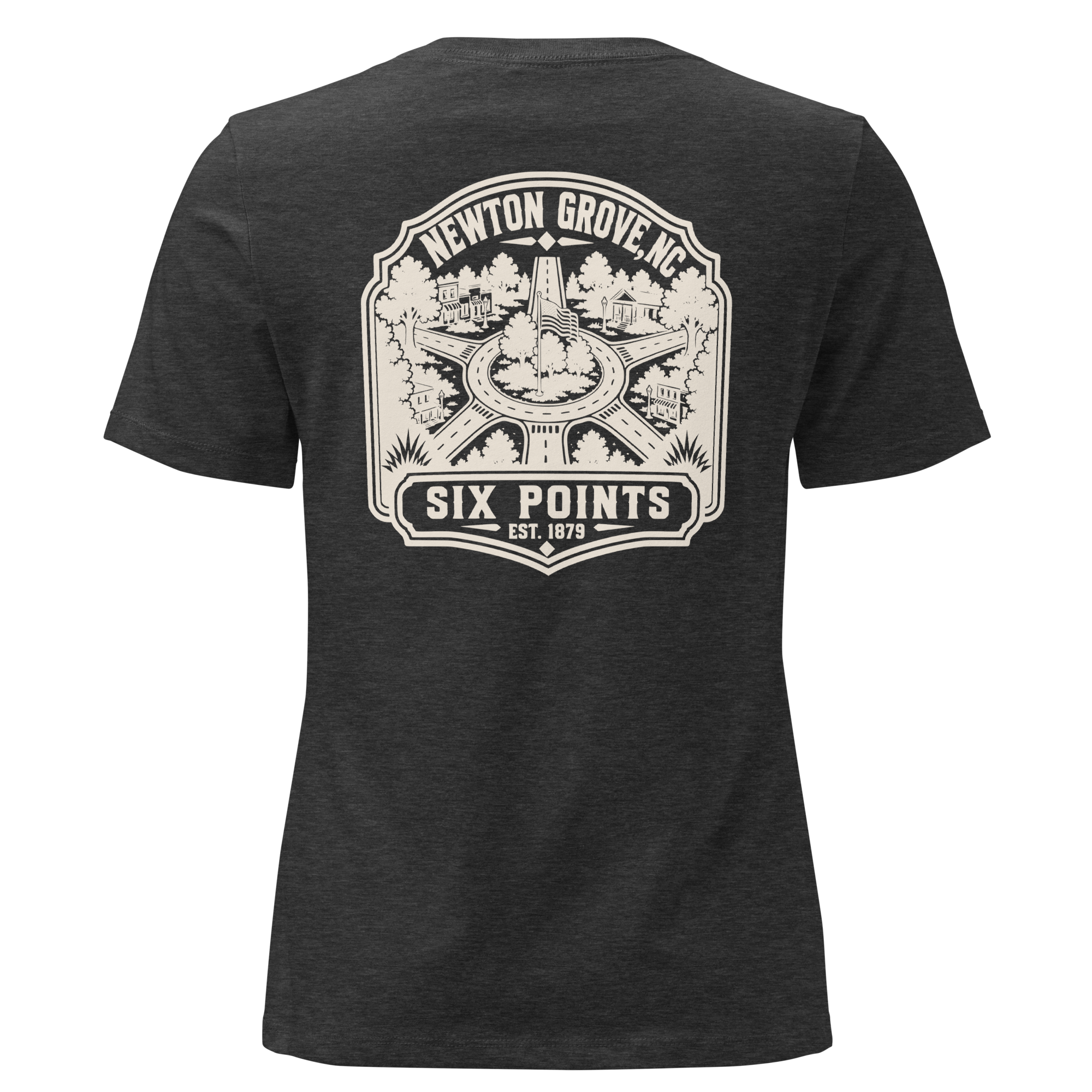 Newton Grove NC - Six Points- Women's Relaxed T-Shirt
