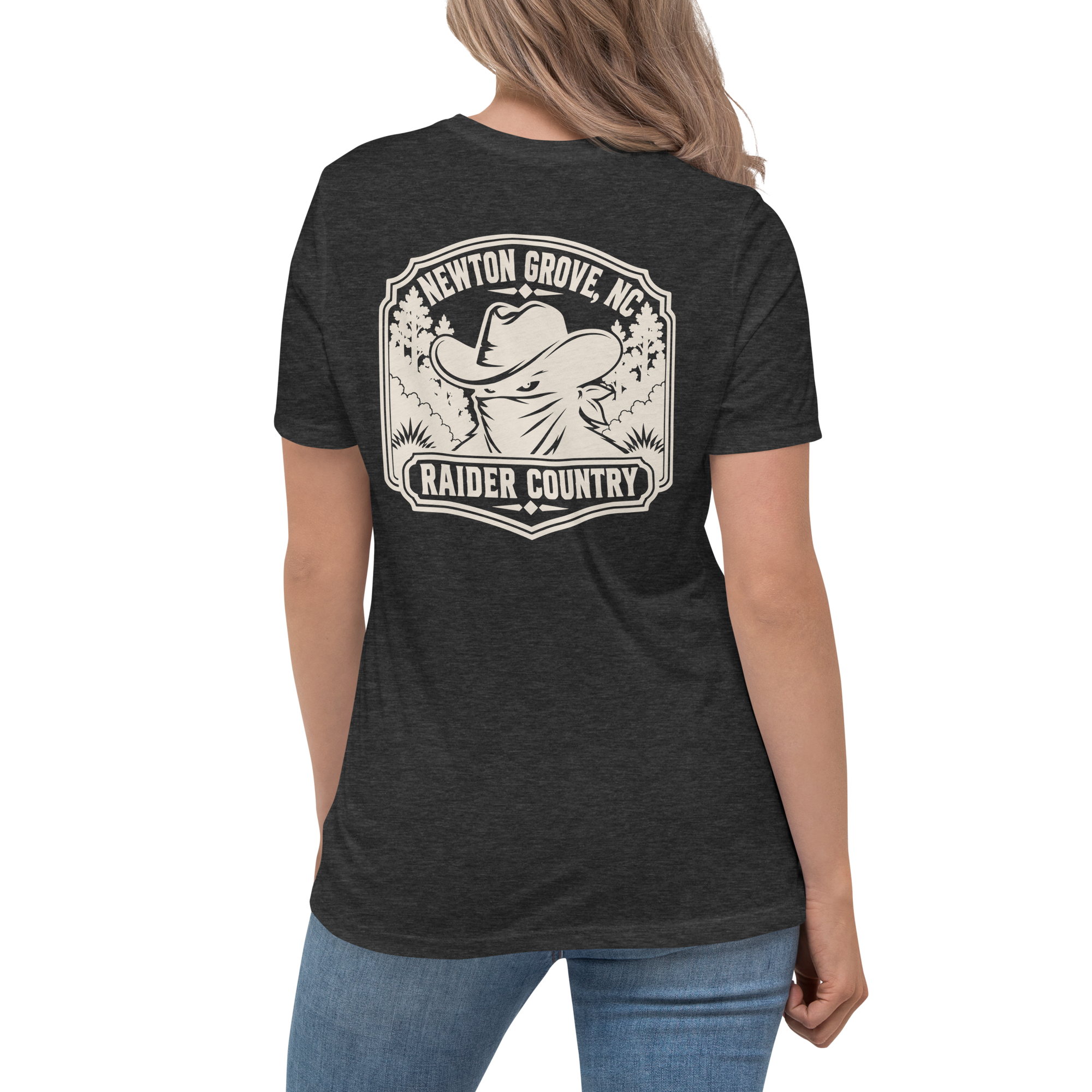 Newton Grove NC - Raider Country- Women's Relaxed T-Shirt