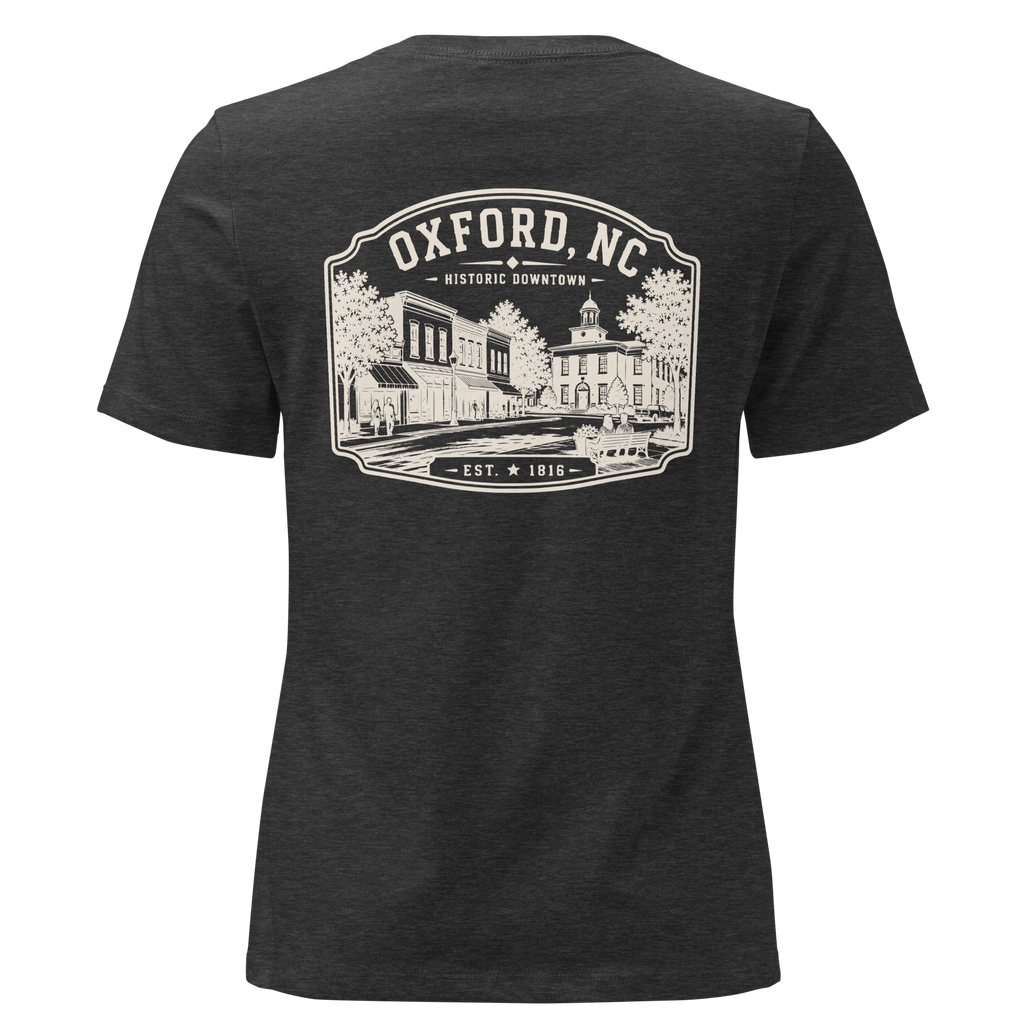 Oxford NC - Historic Downtown - Women's Relaxed T-Shirt