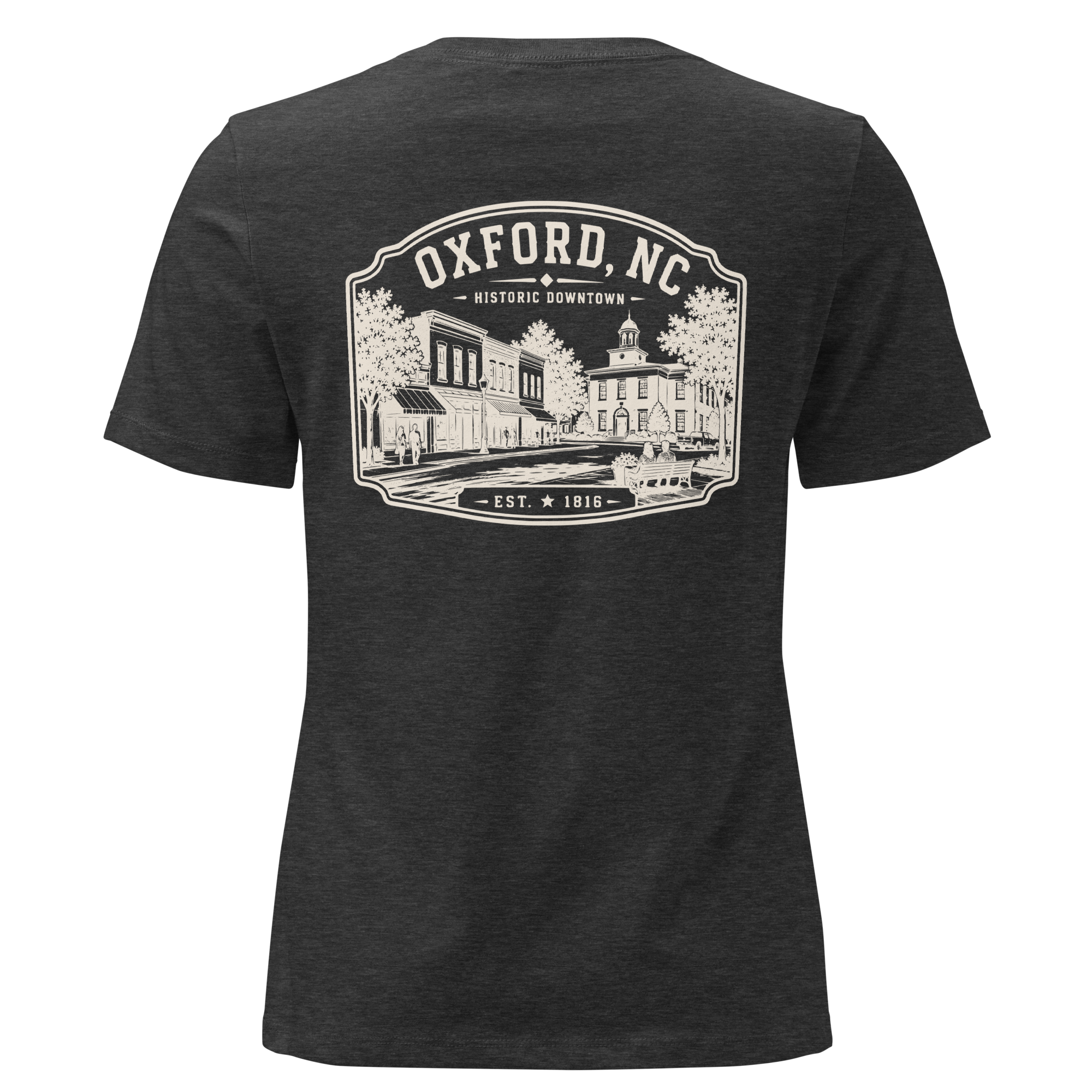 Oxford NC - Historic Downtown - Women's Relaxed T-Shirt