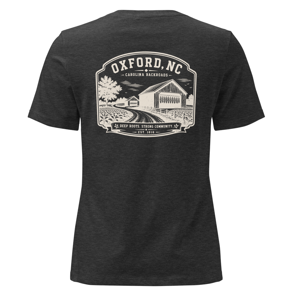 Oxford NC - Carolina Backroads - Women's Relaxed T-Shirt