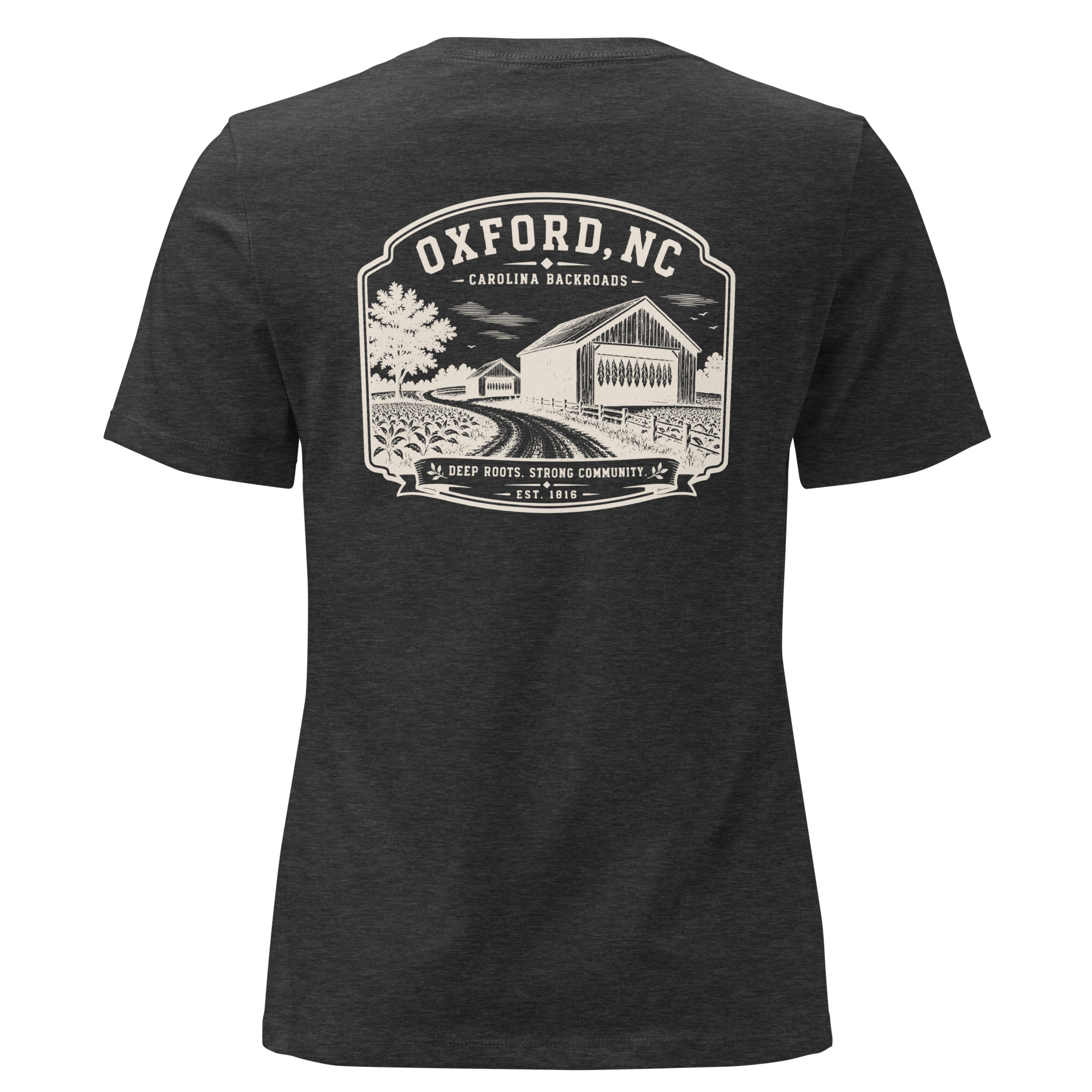 Oxford NC - Carolina Backroads - Women's Relaxed T-Shirt