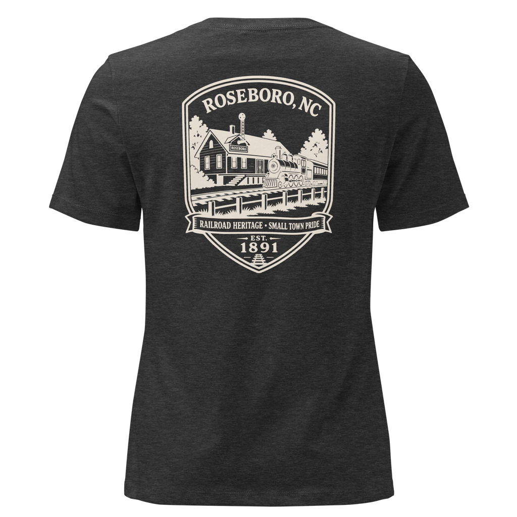 Roseboro NC - Railroad Town- Women's Relaxed T-Shirt