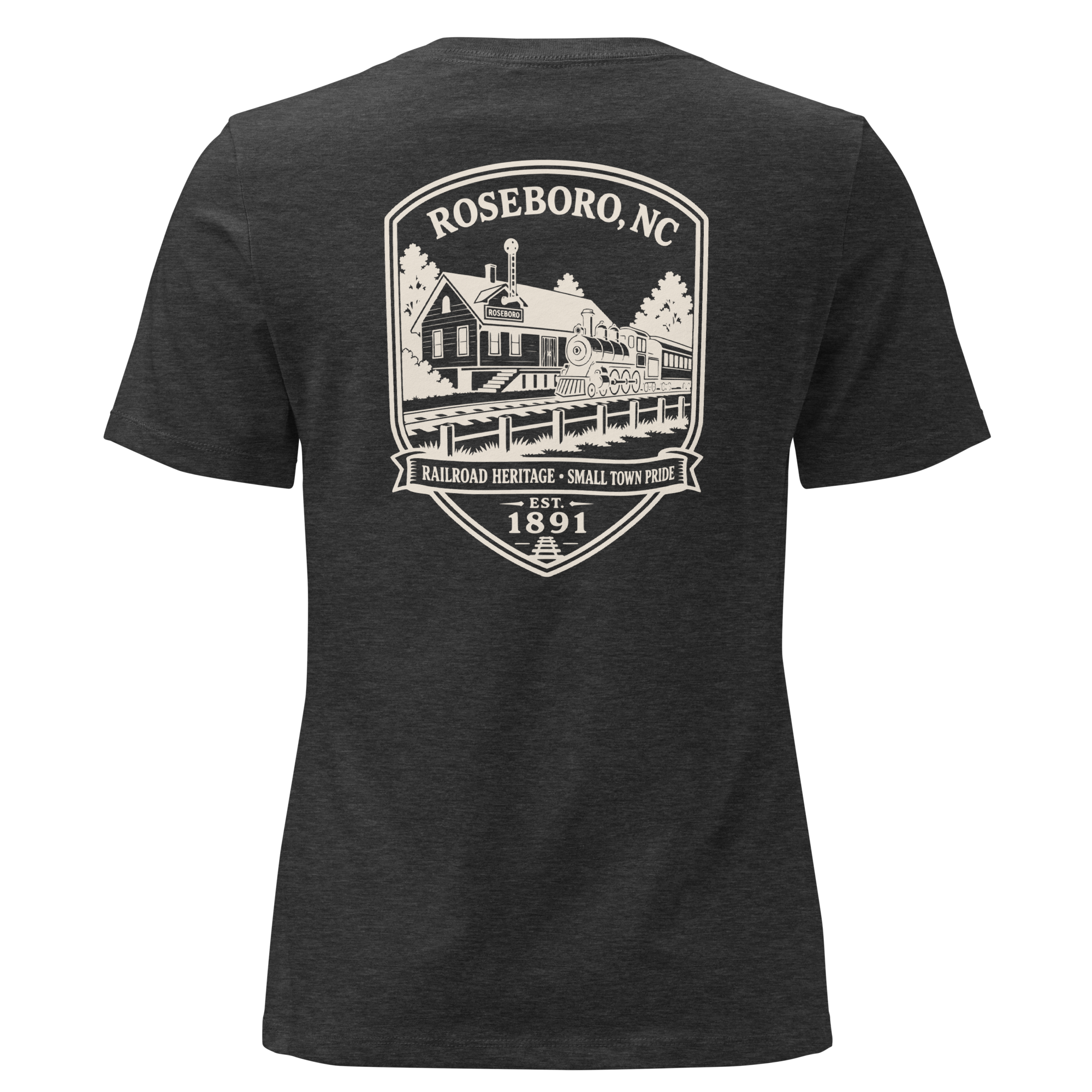 Roseboro NC - Railroad Town- Women's Relaxed T-Shirt