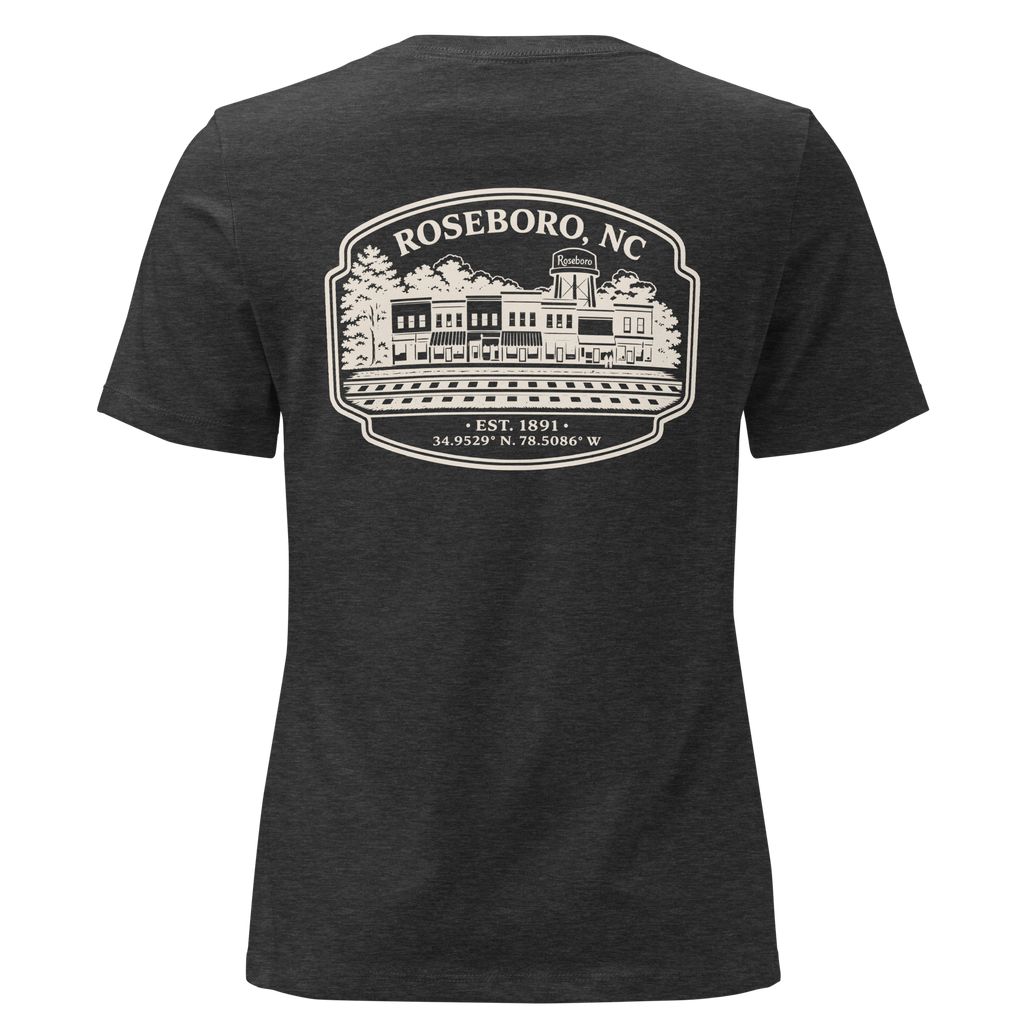 Roseboro NC - Downtown- Women's Relaxed T-Shirt
