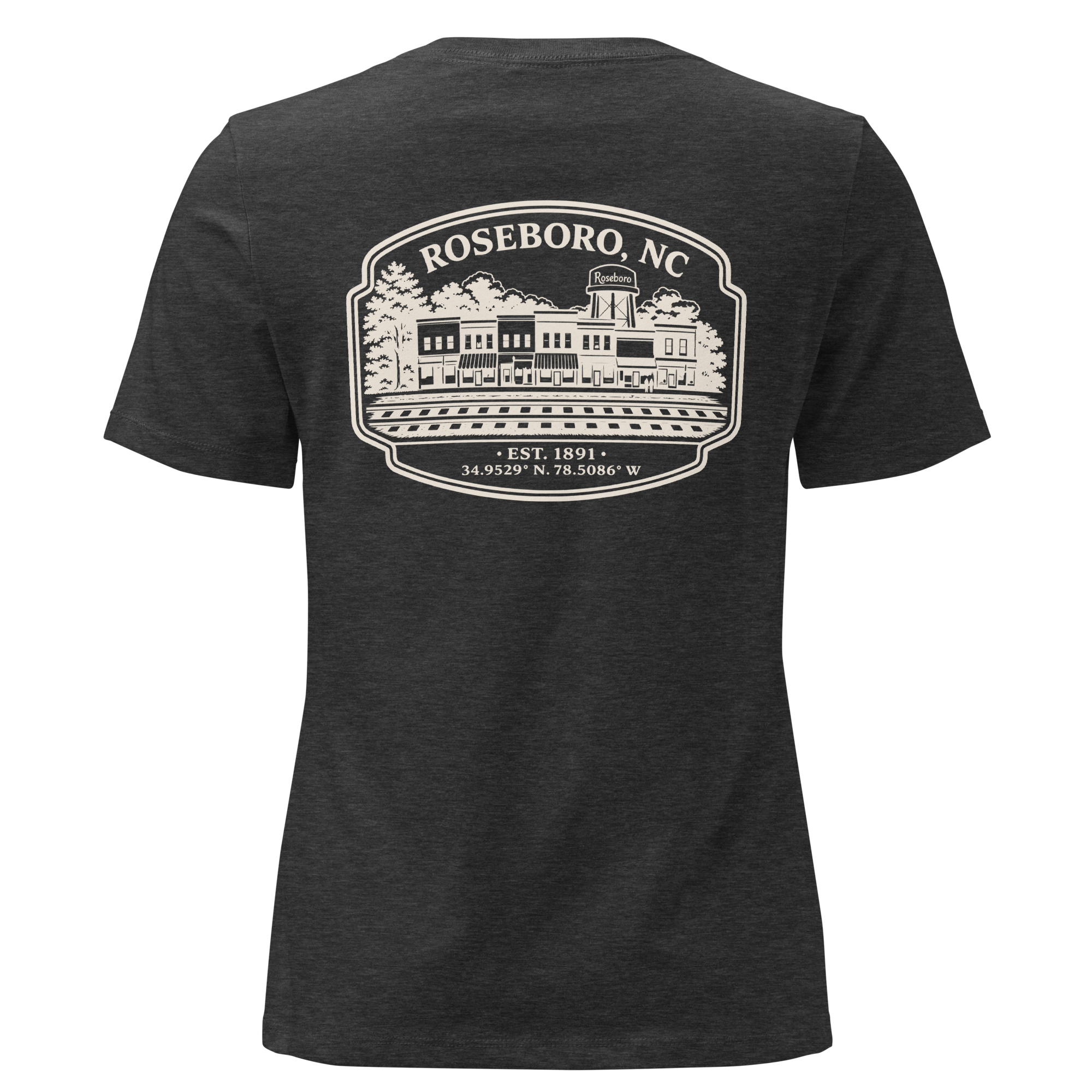 Roseboro NC - Downtown- Women's Relaxed T-Shirt
