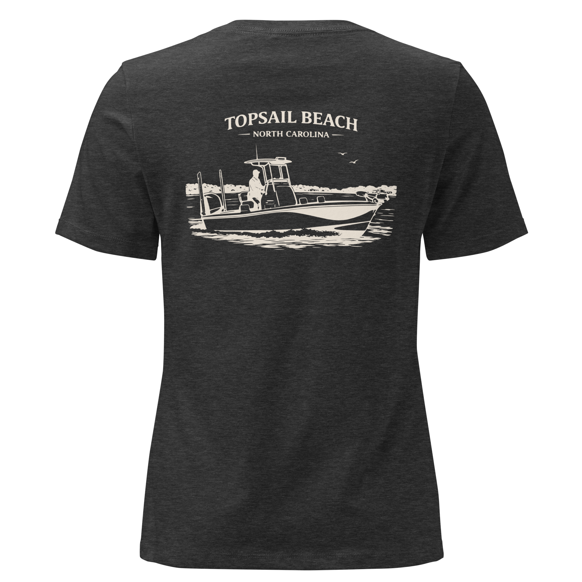 Topsail Beach NC - Boat Days- Women's Relaxed T-Shirt
