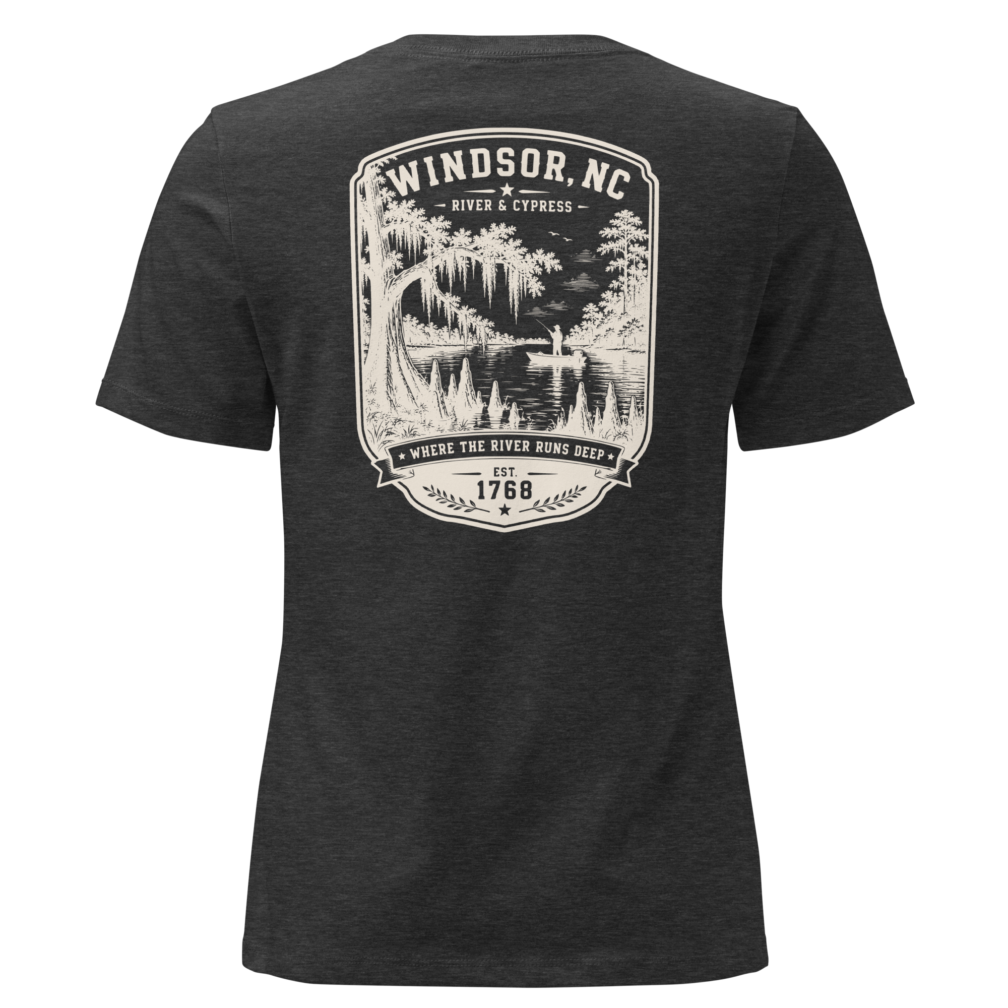 Windsor, NC - River & Cypress - Women's Relaxed T-Shirt