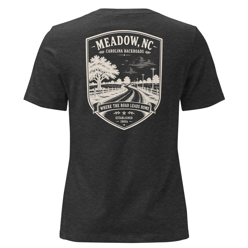 Meadow, NC - Carolina Backroads - Women's Relaxed T-Shirt