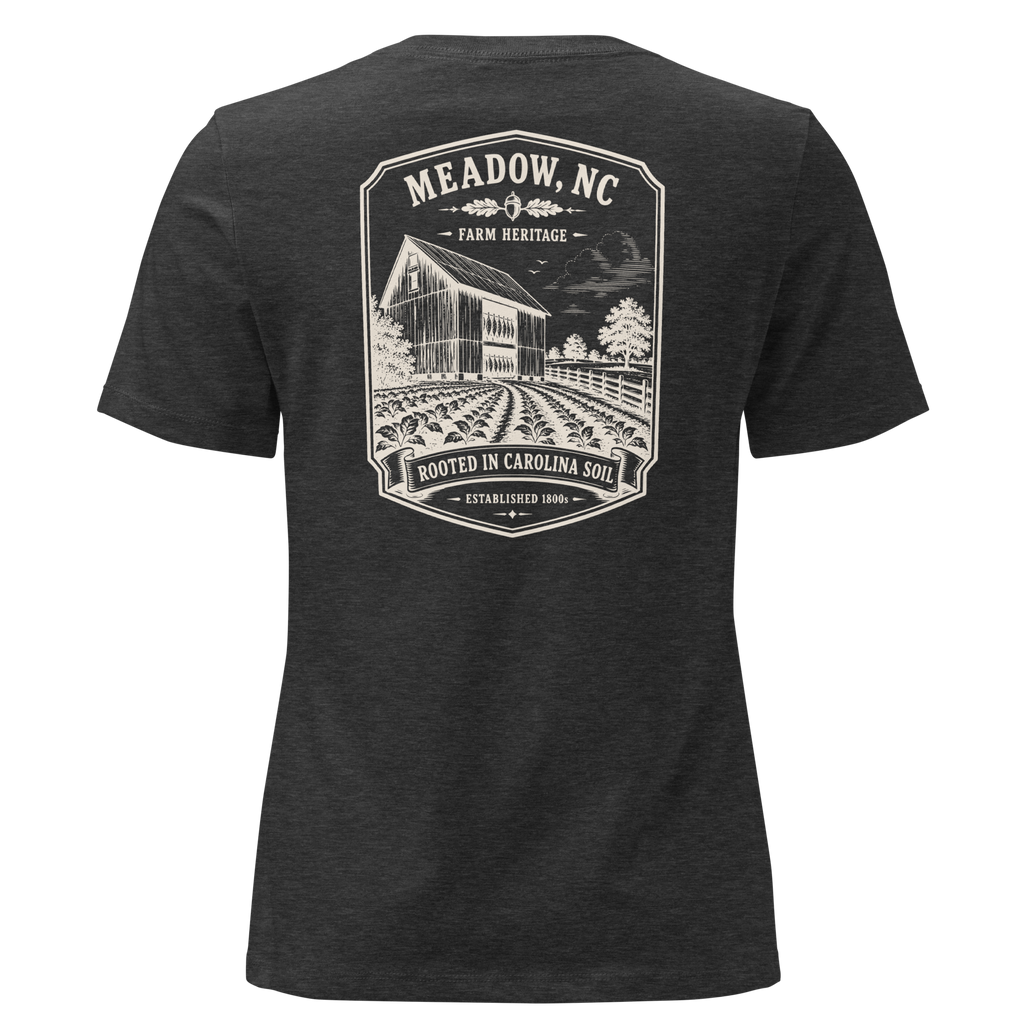 Meadow, NC - Rooted in Carolina - Women's Relaxed T-Shirt