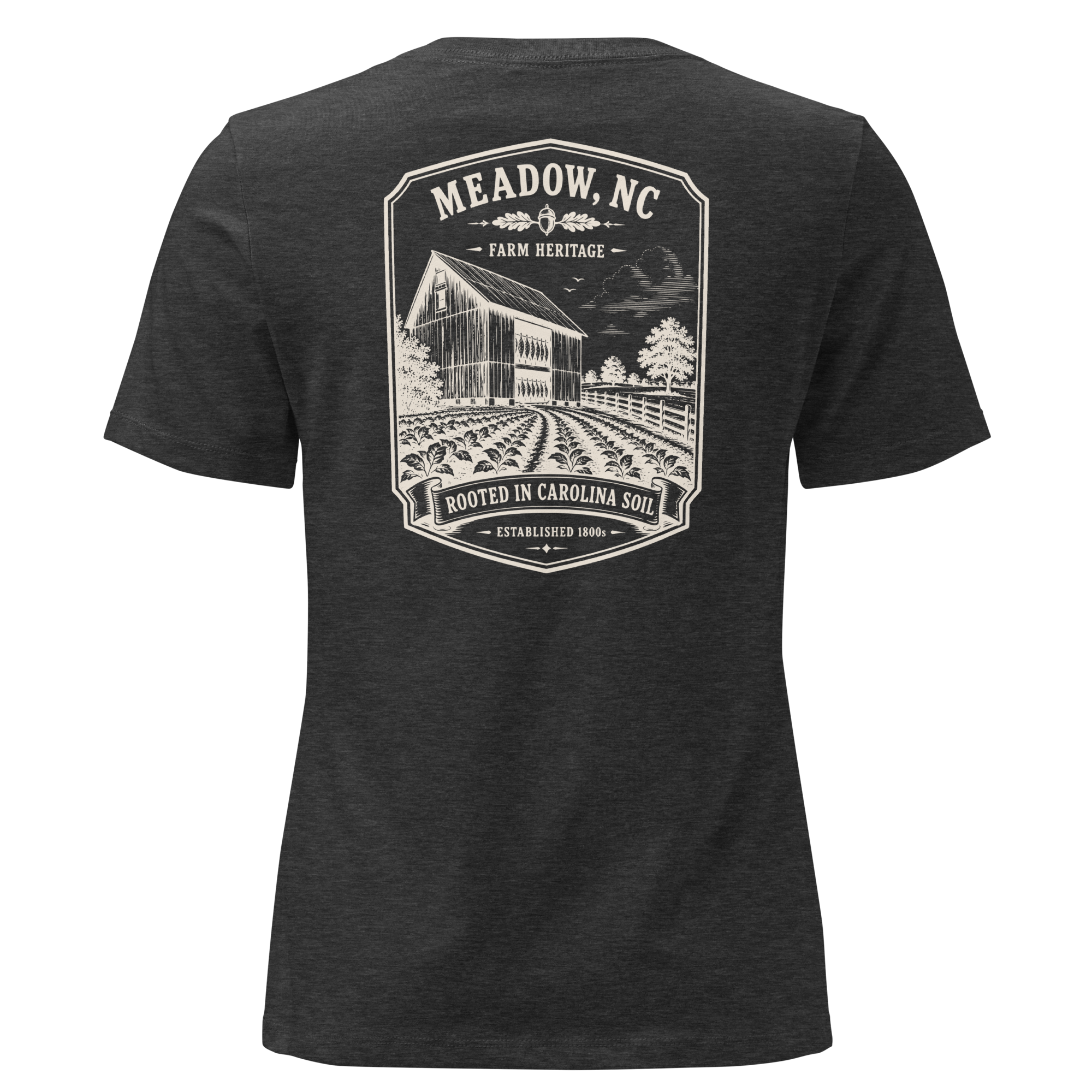 Meadow, NC - Rooted in Carolina - Women's Relaxed T-Shirt