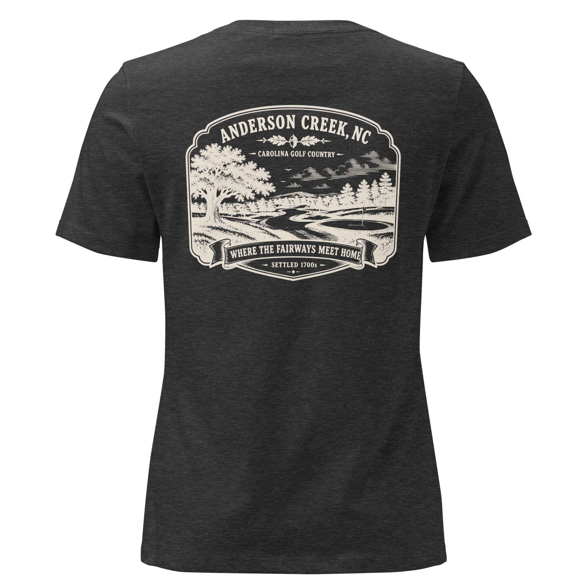 Anderson Creek, NC - Carolina Golf - Women's Relaxed T-Shirt