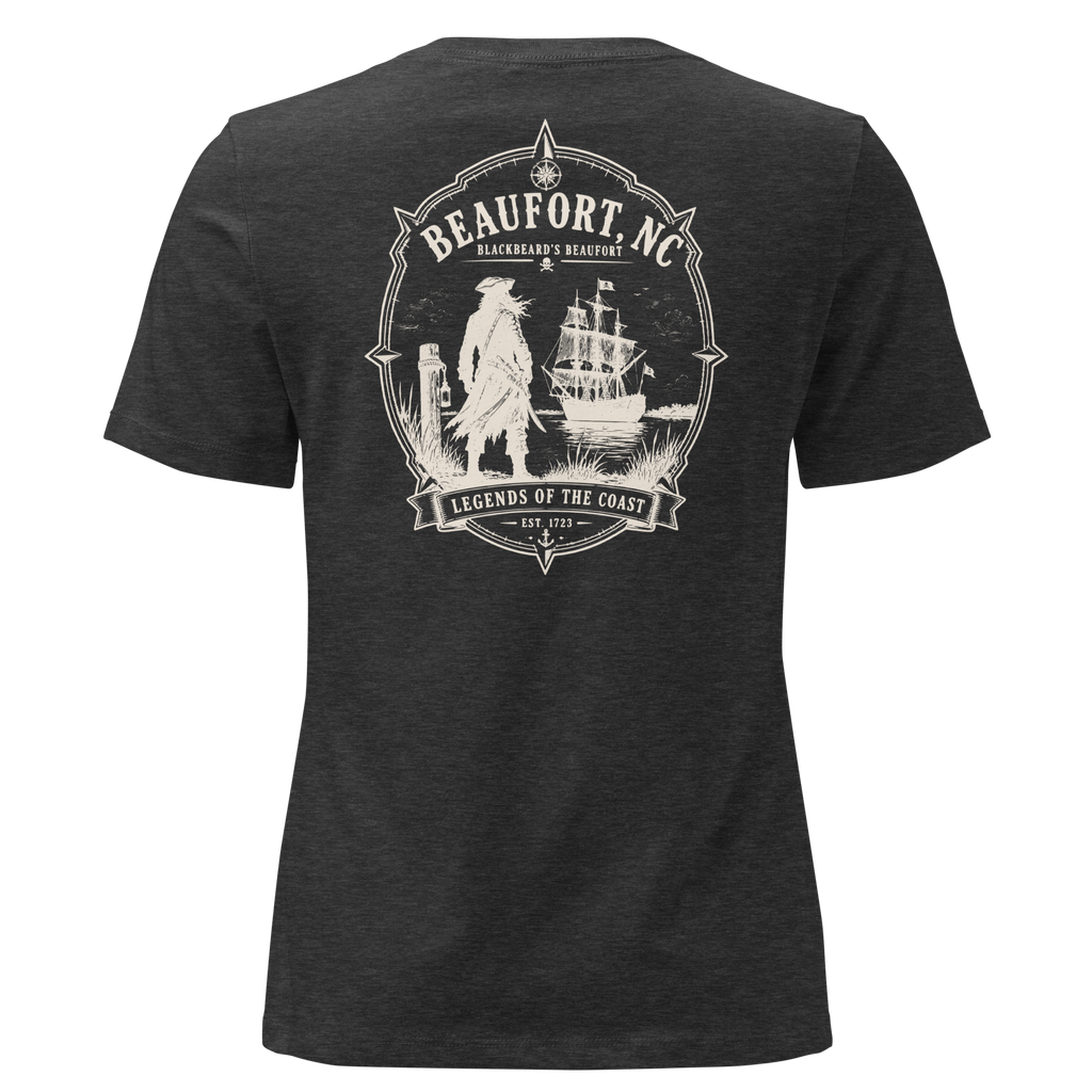 Beaufort, NC - Blackbeard's Beaufort - Women's Relaxed T-Shirt