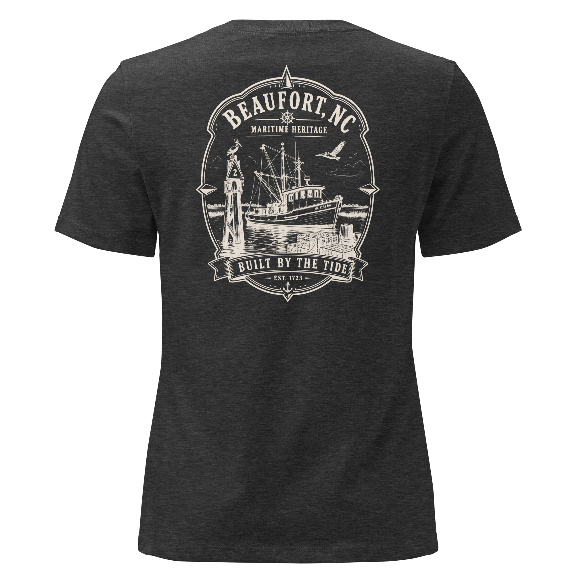 Beaufort, NC - Built by the Tide - Women's Relaxed T-Shirt