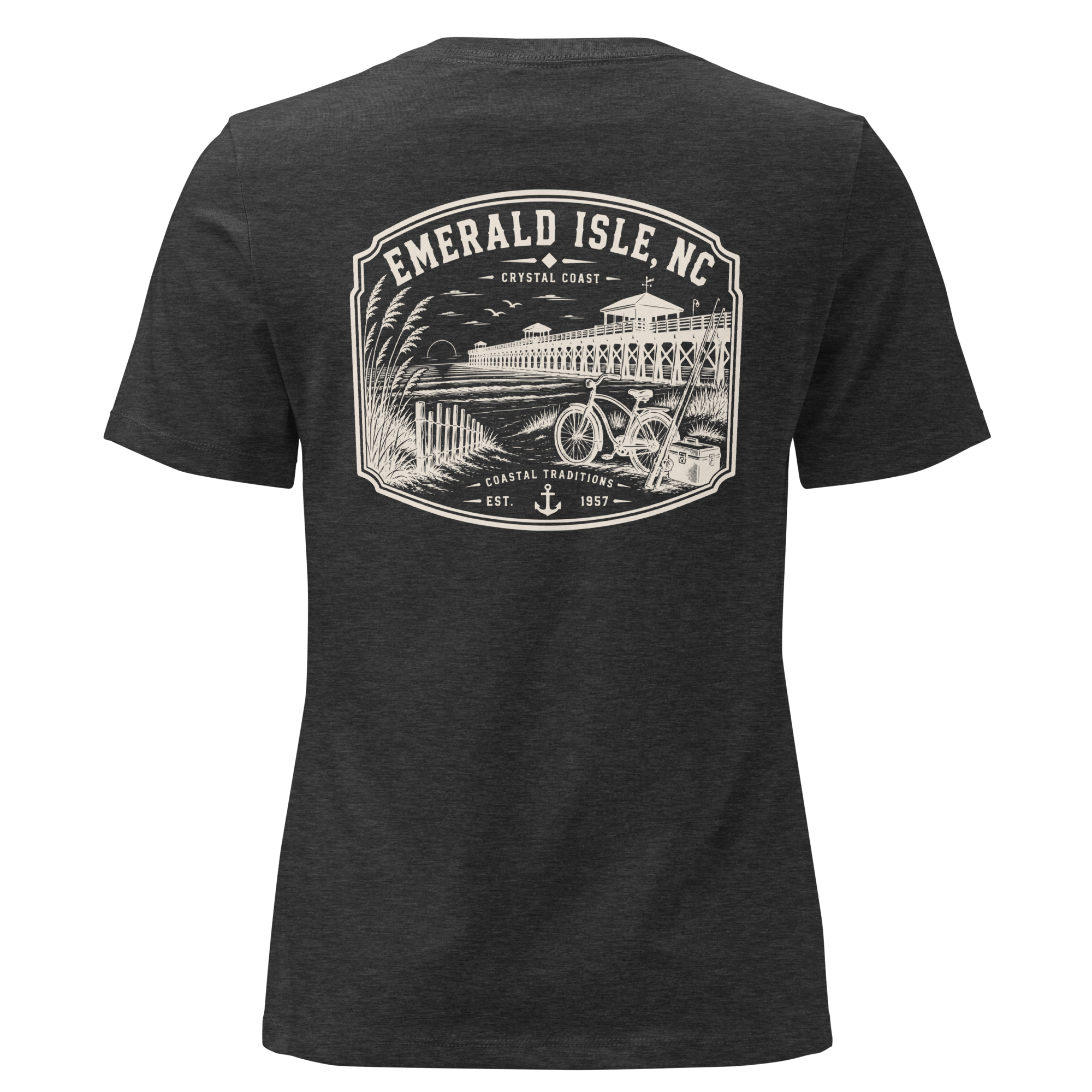 Emerald Isle NC - Day by the Pier - Women's Relaxed T-Shirt
