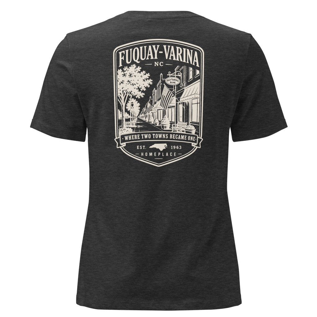 Fuquay-Varina, NC - Two Towns Became One - Women's Relaxed T-Shirt