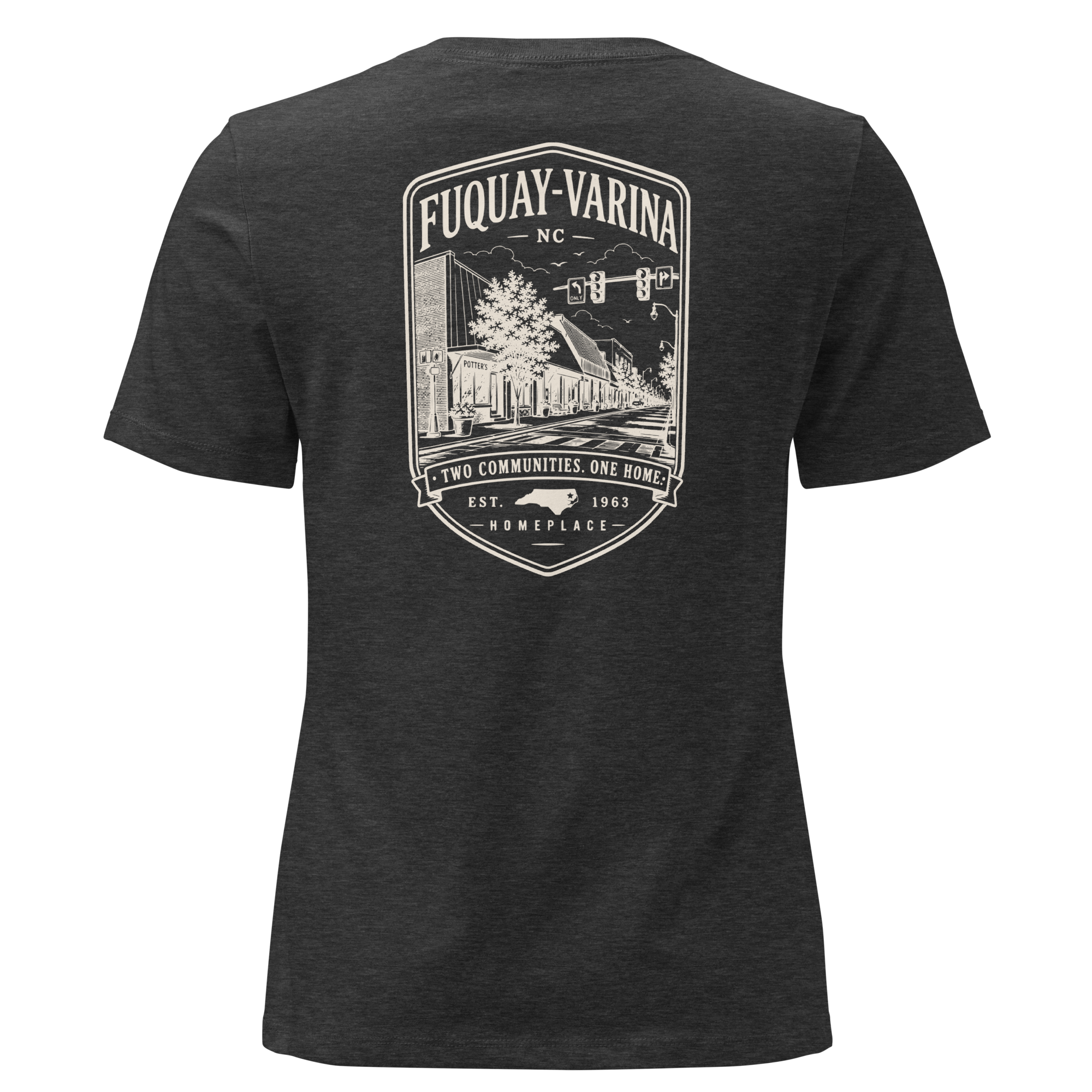 Fuquay-Varina, NC - Two Communities. One Home. - Women's Relaxed T-Shirt