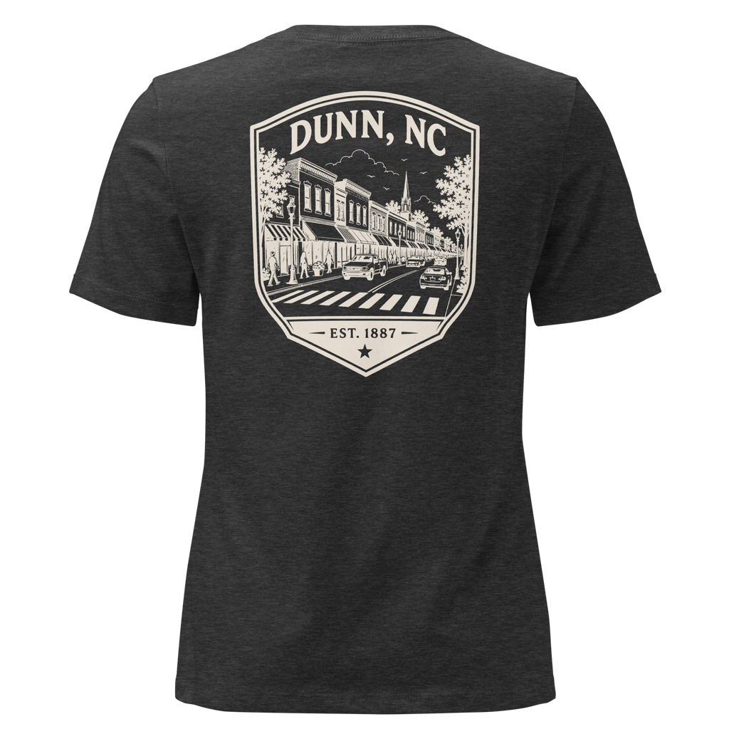 Dunn NC - Downtown- Women's Relaxed T-Shirt
