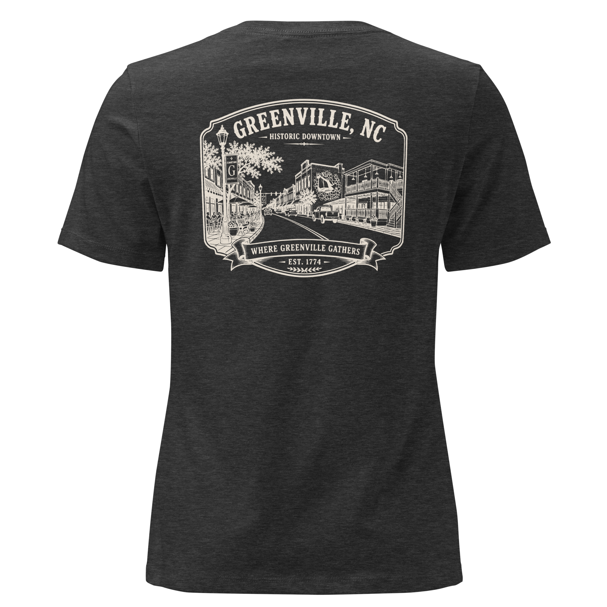Greenville, NC - Downtown - Women's Relaxed T-Shirt