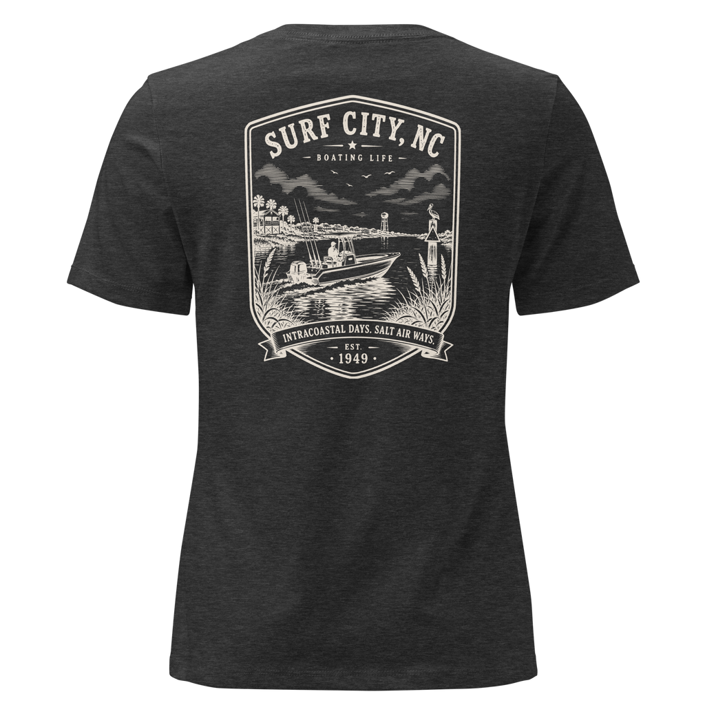 Surf City, NC - Boating Life - Women's Relaxed T-Shirt