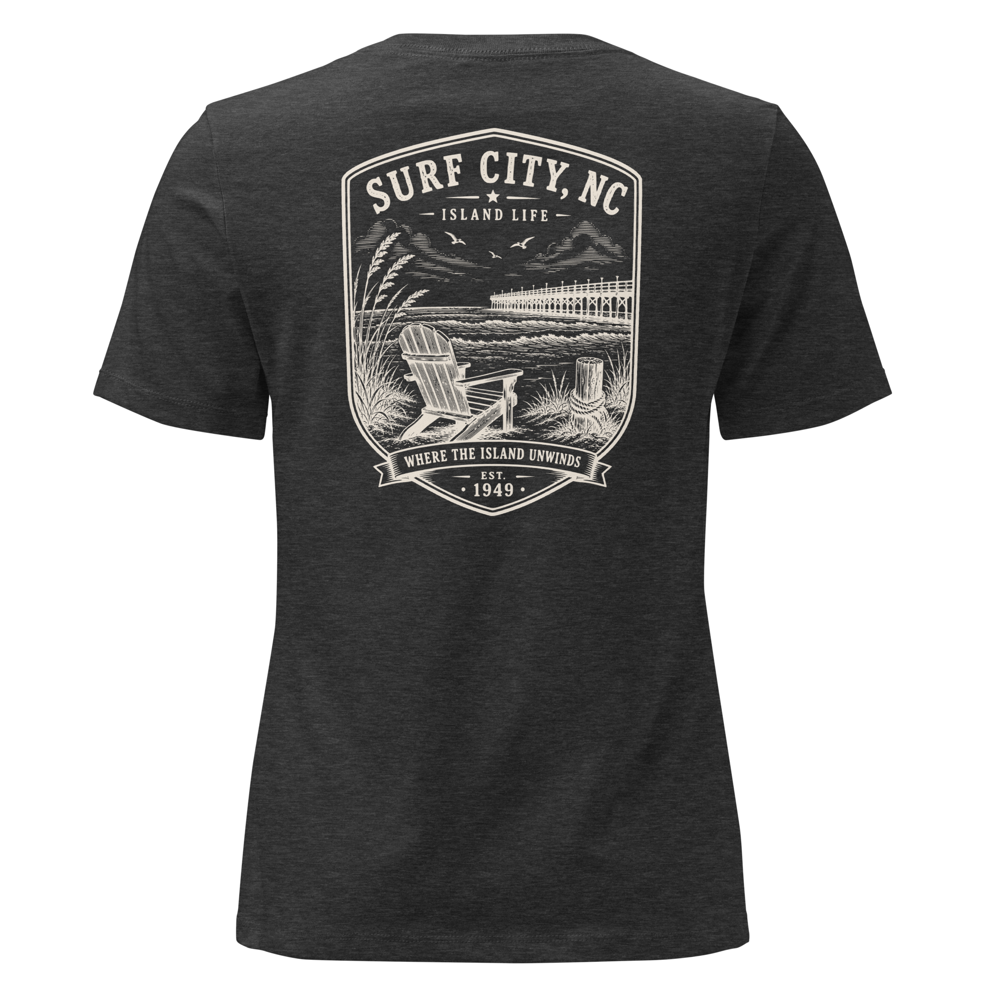 Surf City, NC - Island Life - Women's Relaxed T-Shirt