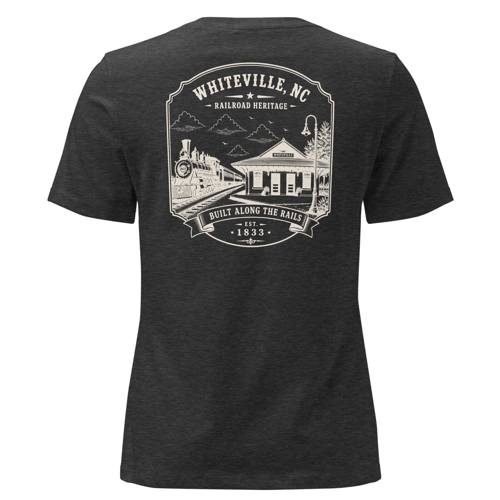 Whiteville, NC - Railroad Heritage - Women's Relaxed T-Shirt