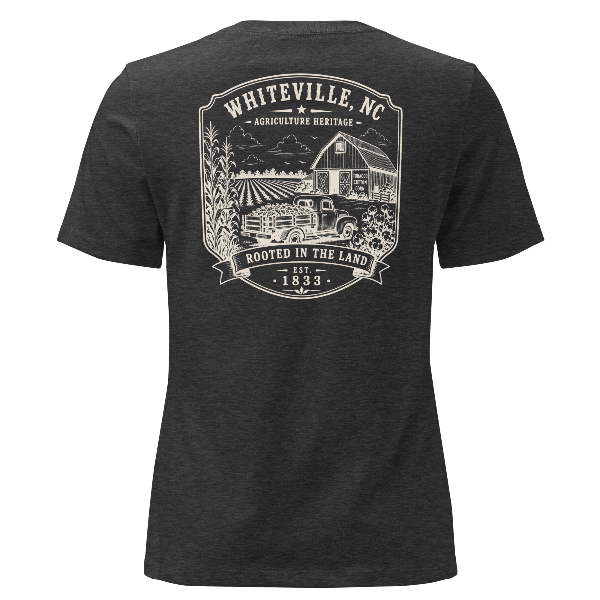 Whiteville, NC - Rooted In The Land - Women's Relaxed T-Shirt