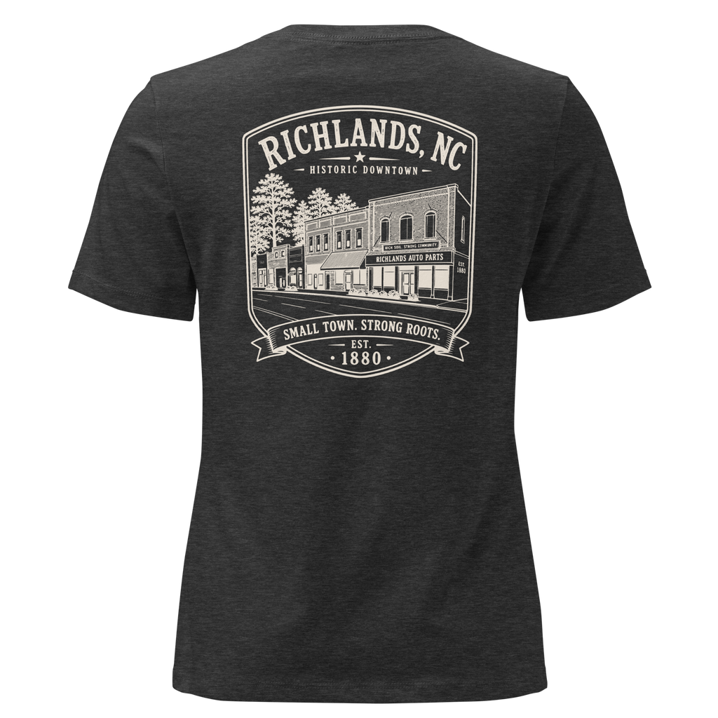 Richlands, NC - Small Town. Strong Roots. - Women's Relaxed T-Shirt