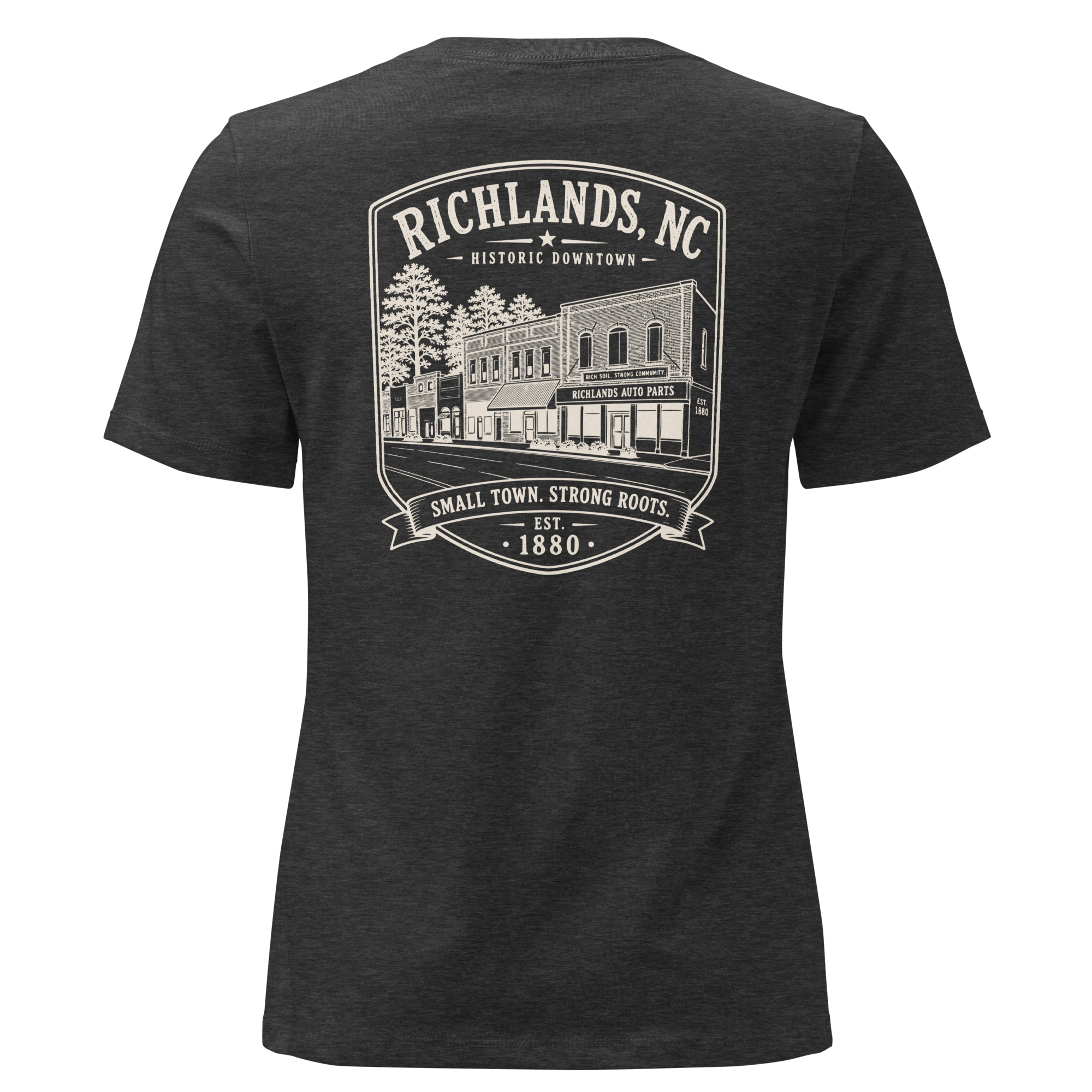 Richlands, NC - Small Town. Strong Roots. - Women's Relaxed T-Shirt