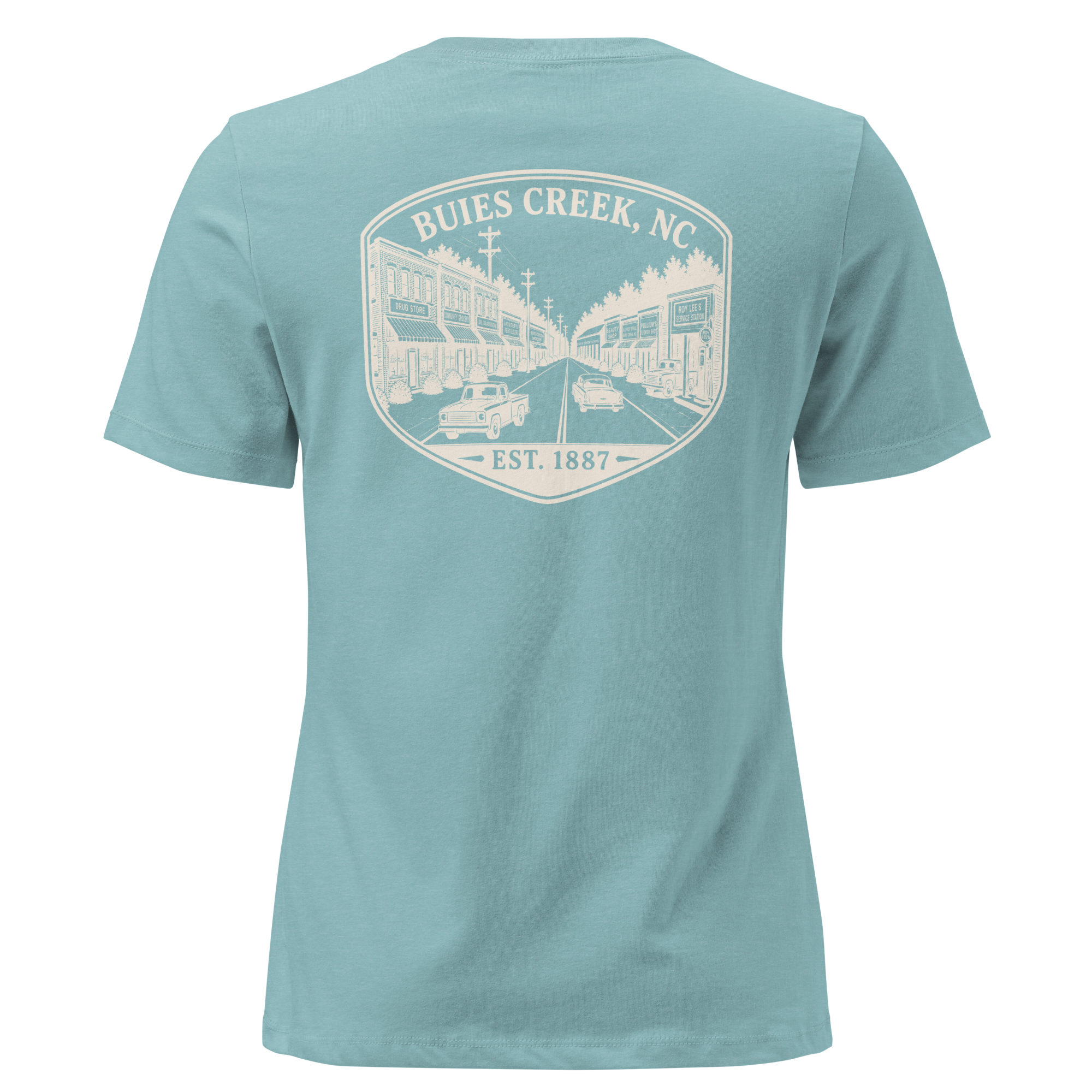 Buies Creek, NC - Main Street - Women's Relaxed T-Shirt