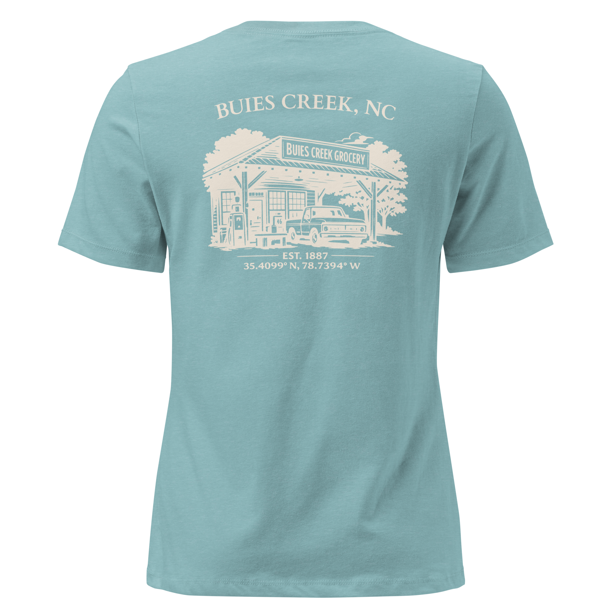 Buies Creek, NC - Buies Creek Grocery - Women's Relaxed T-Shirt