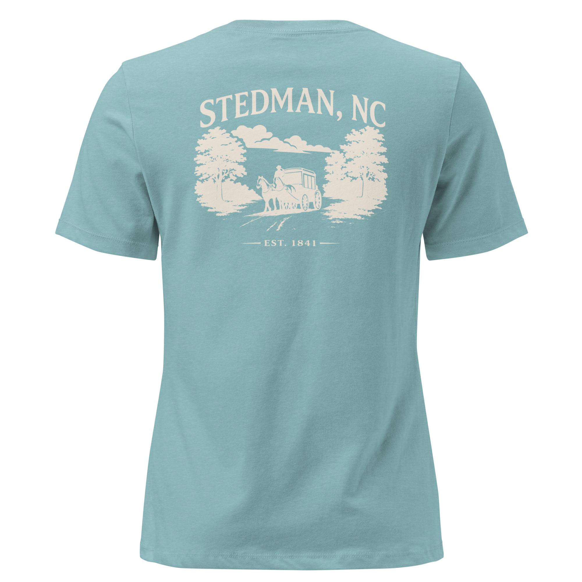 Stedman, NC - Stedman Stagecoach Town- Women's Relaxed T-Shirt