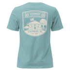 Stedman, NC - Stedman Soda Shop Badge- Women's Relaxed T-Shirt