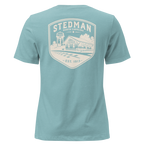 Stedman, NC - Stedman Train Depot Badge- Women's Relaxed T-Shirt